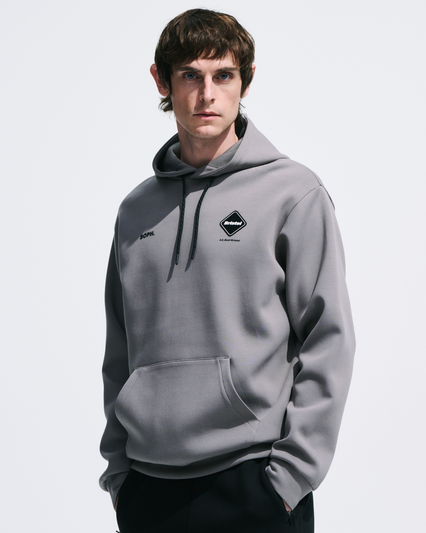 SOPH. | TECH SWEAT PULLOVER HOODIE(M NAVY):