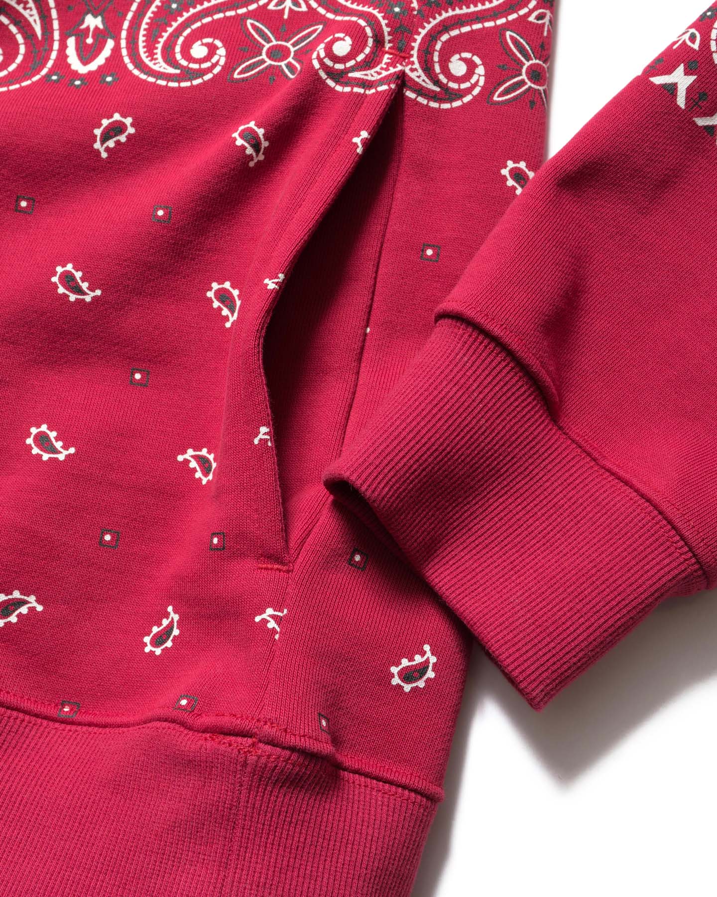 SOPH. | BANDANA SWEAT HOODIE(M RED):
