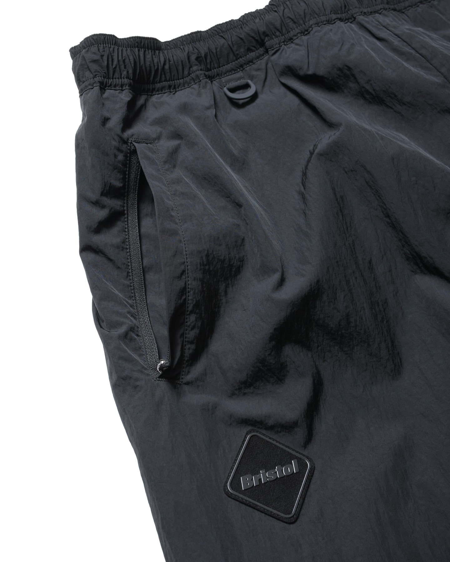 Bristol ブラック　イージーロゴナイロンパンツ BIG LOGO NYLON EASY PANTS – TIME AFTER TIME