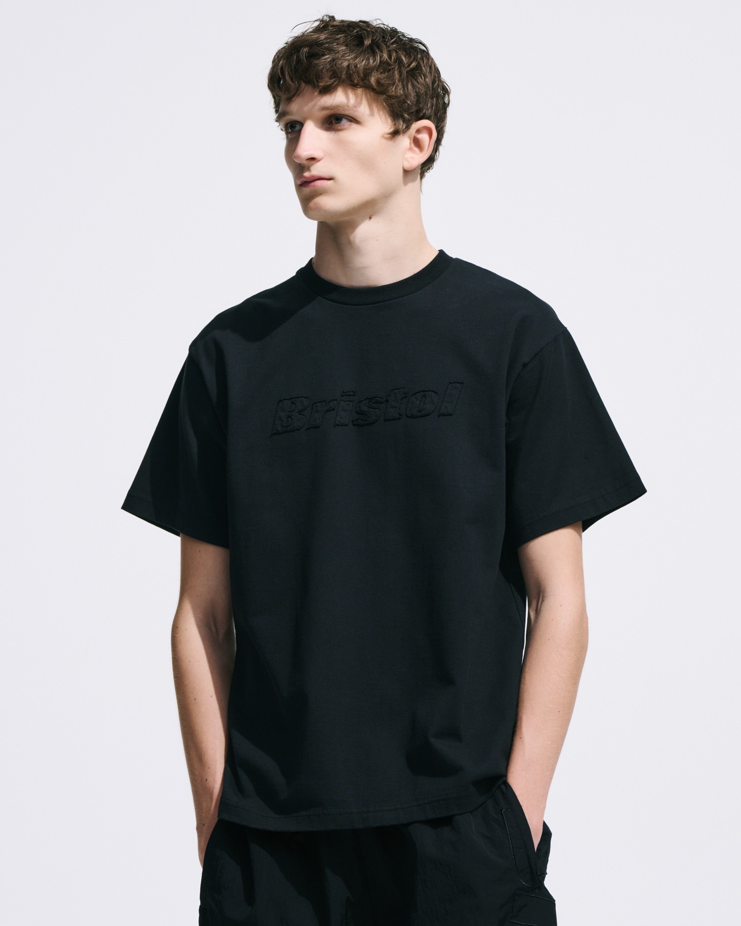 SOPH. | CUT-OFF LOGO S/S TEE(M BLUE):