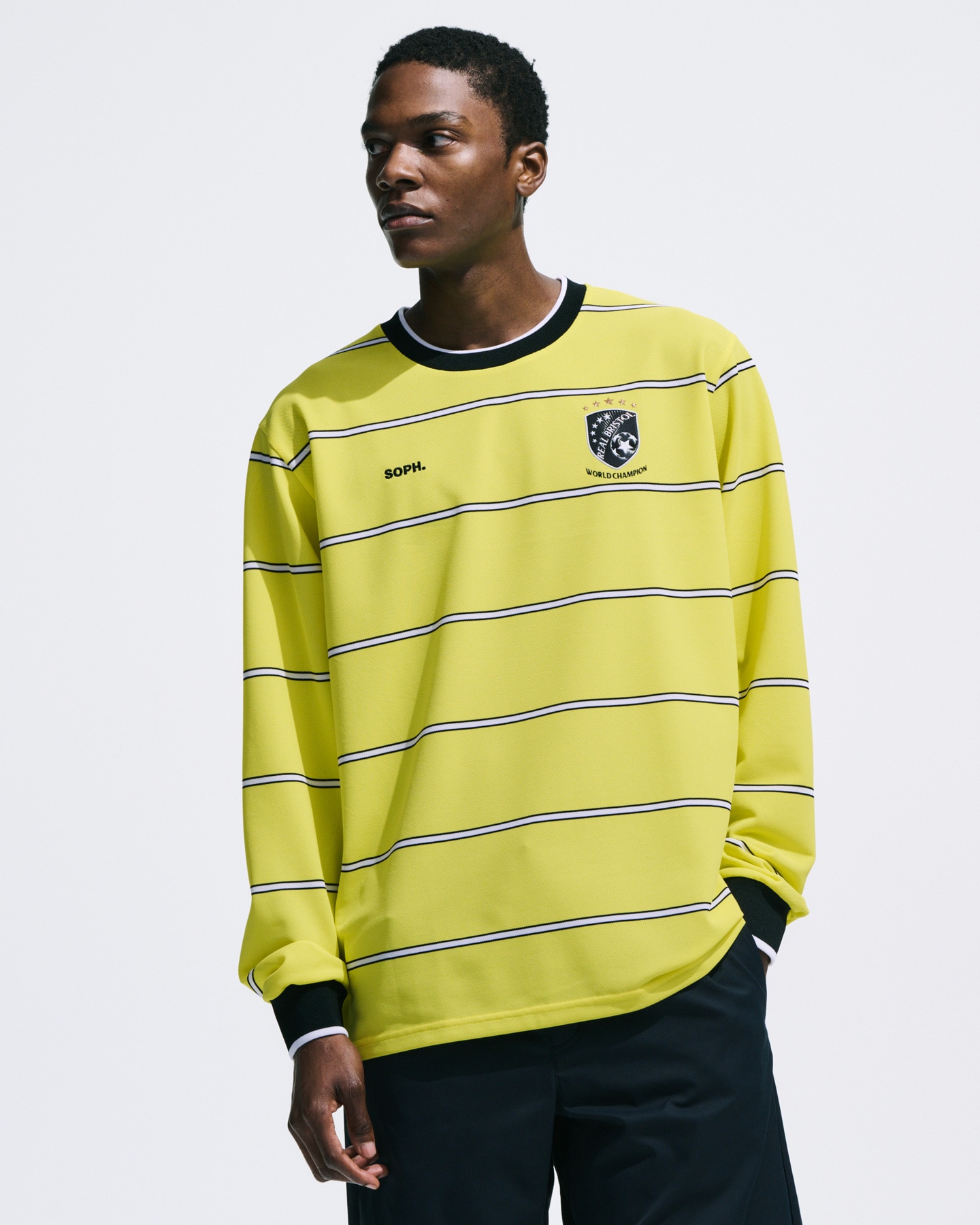 SOPH. | CHAMPIONS BORDER L/S GAME SHIRT(XL BLACK):