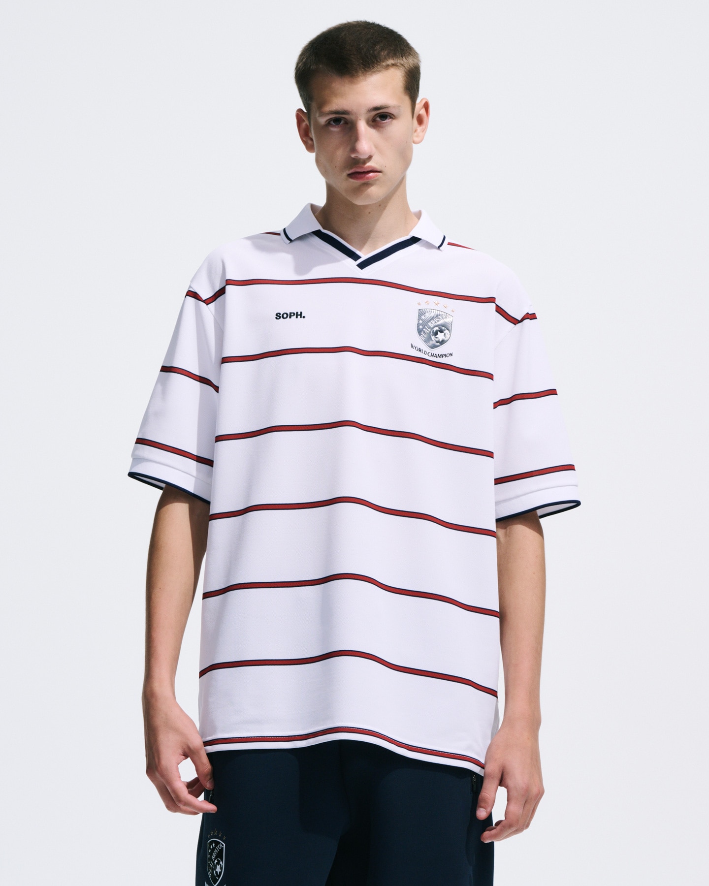 SOPH. | CHAMPIONS BORDER S/S GAME SHIRT(S WHITE):
