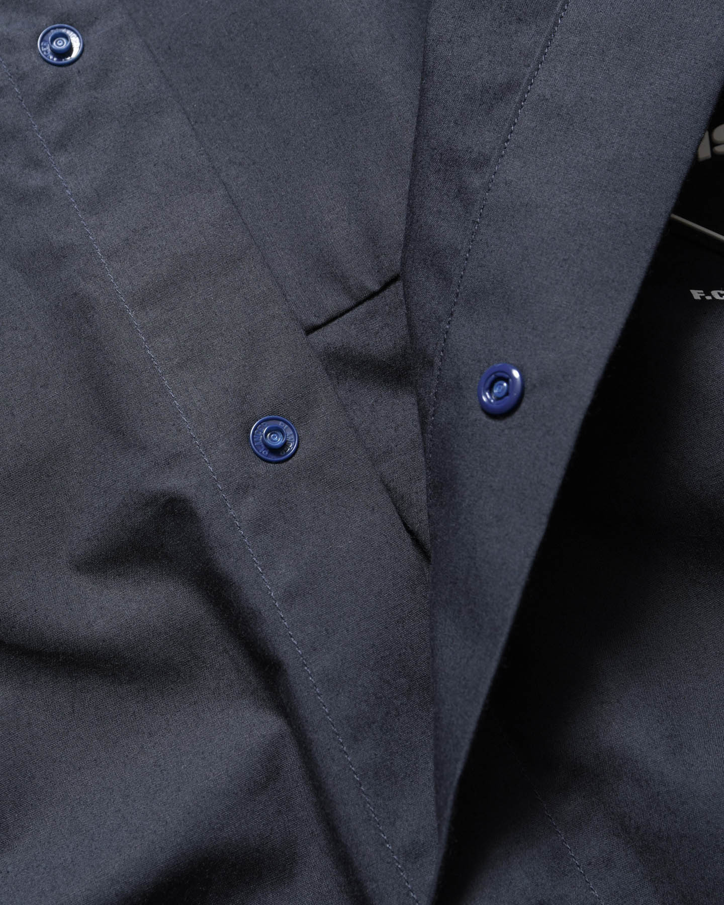 SOPH. | AUTHENTIC FLY FRONT L/S SHIRT(M NAVY):