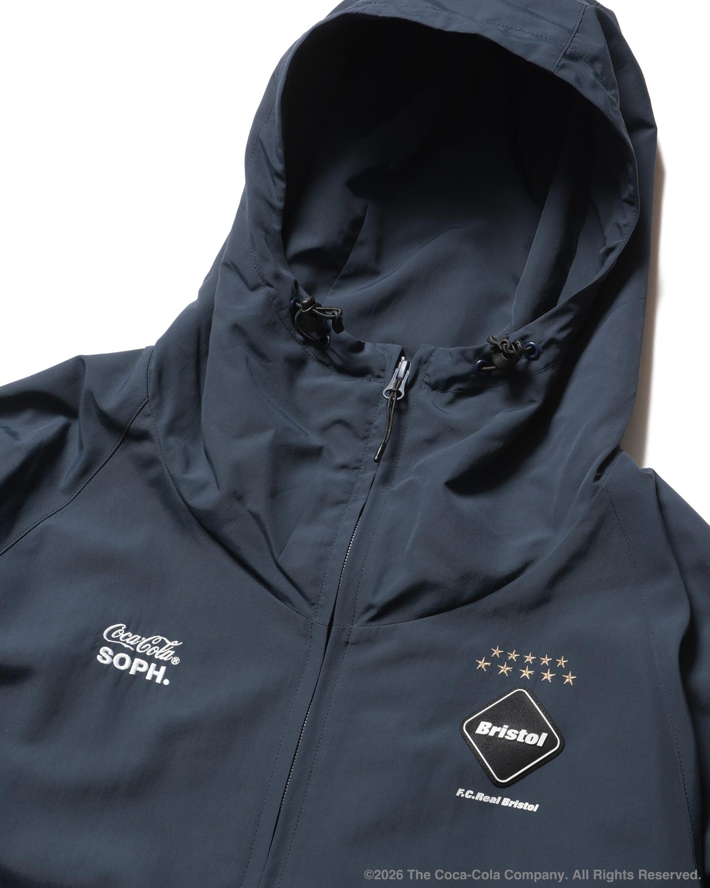 SOPH. | Coca-Cola BIG LOGO WARM-UP JACKET(M NAVY):
