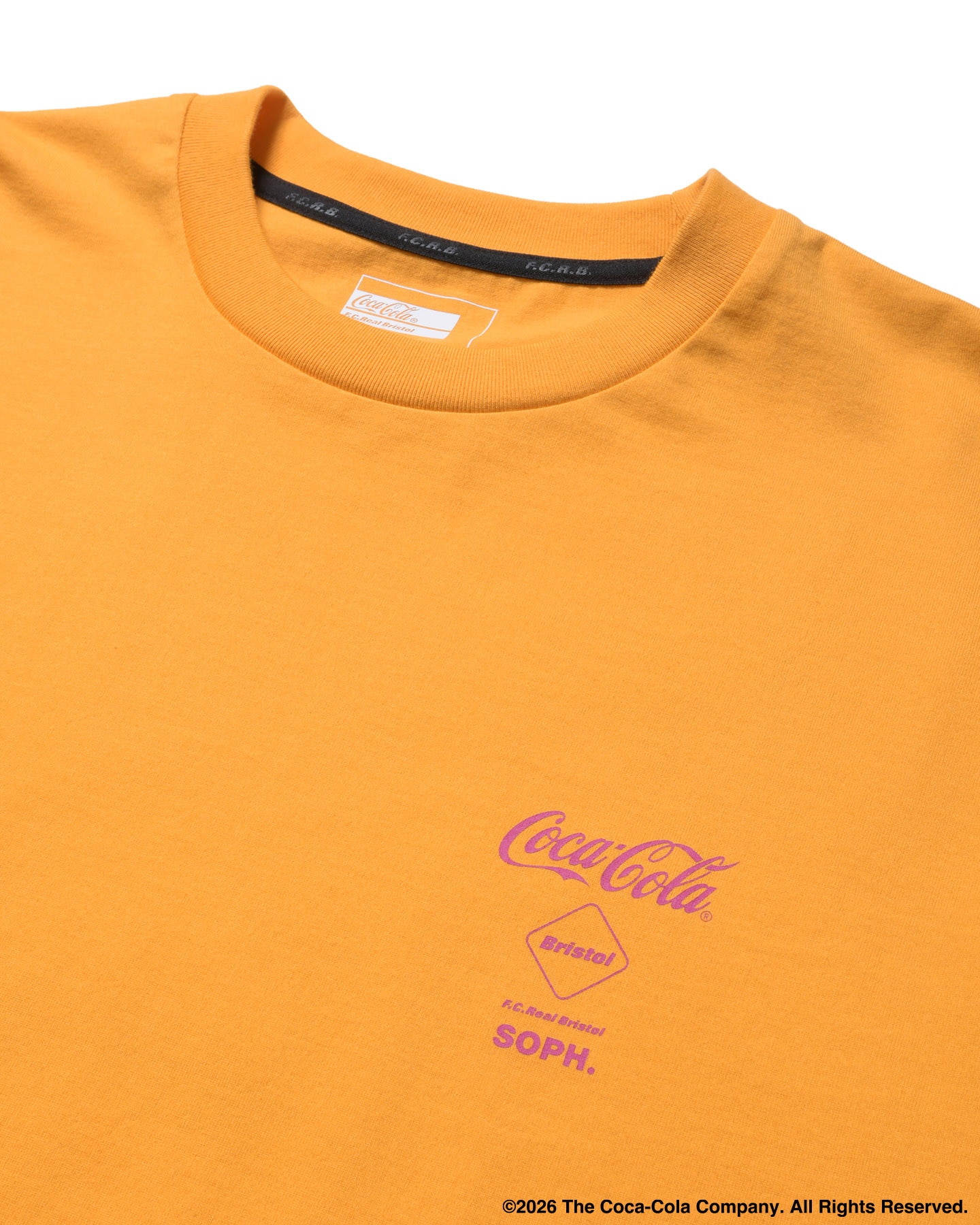 SOPH. | Coca-Cola LISTED LOGOS TEE(M ORANGE):