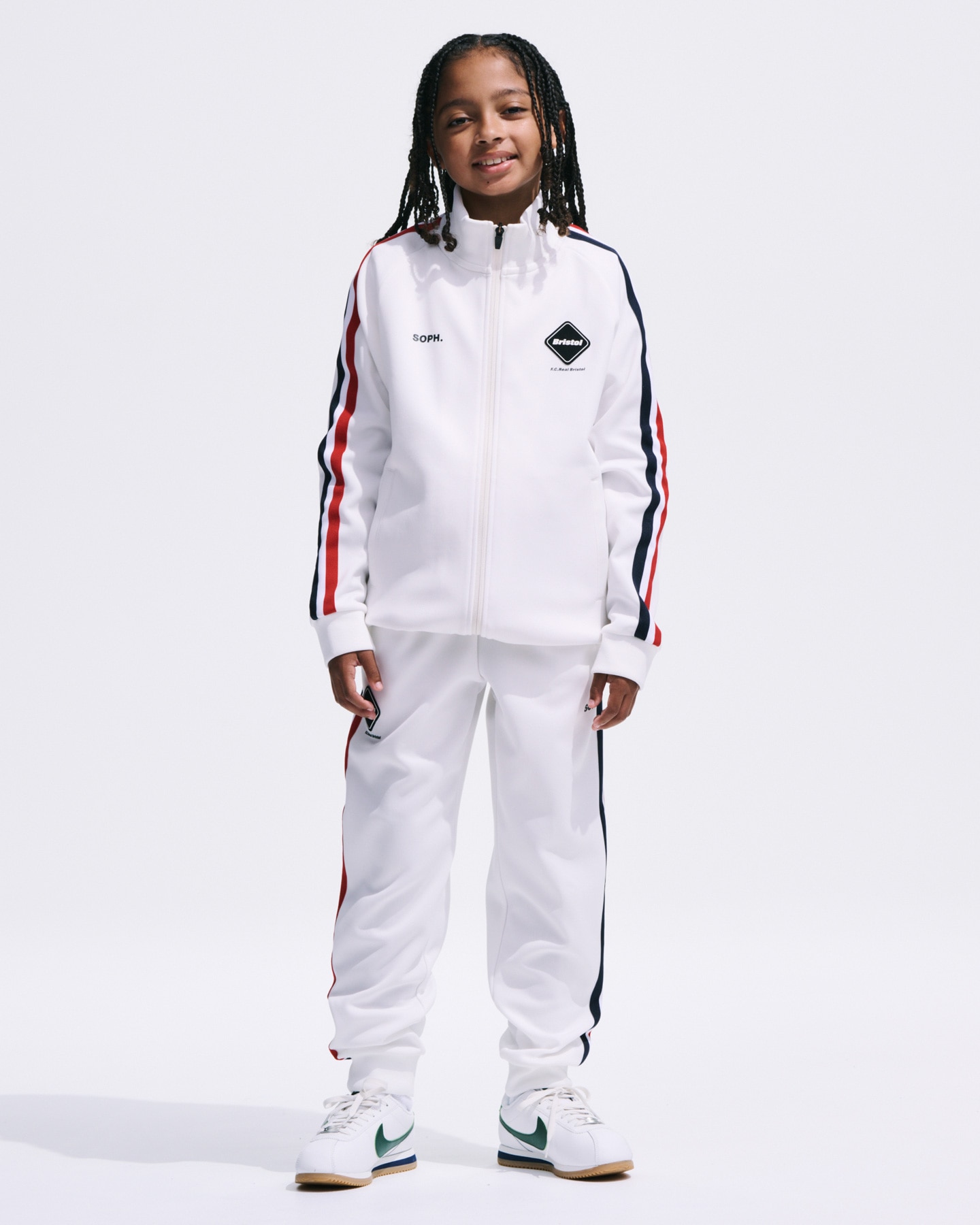 SOPH. | TRAINING TRACK JACKET(M(120-130) WHITE):