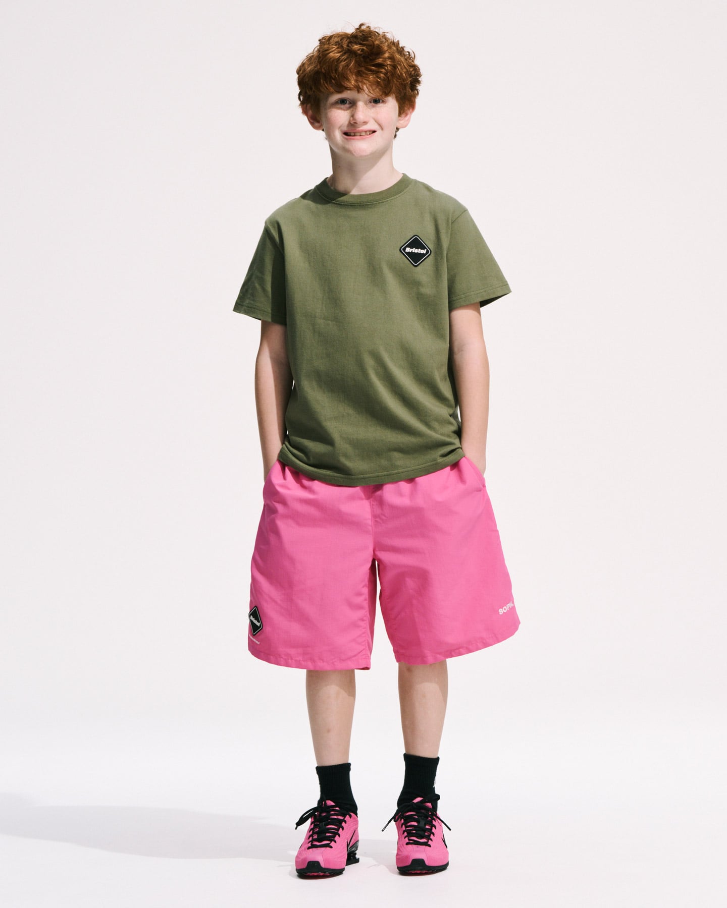 SOPH. | SUPPLEX NYLON EASY SHORTS(M(120-130) PINK):