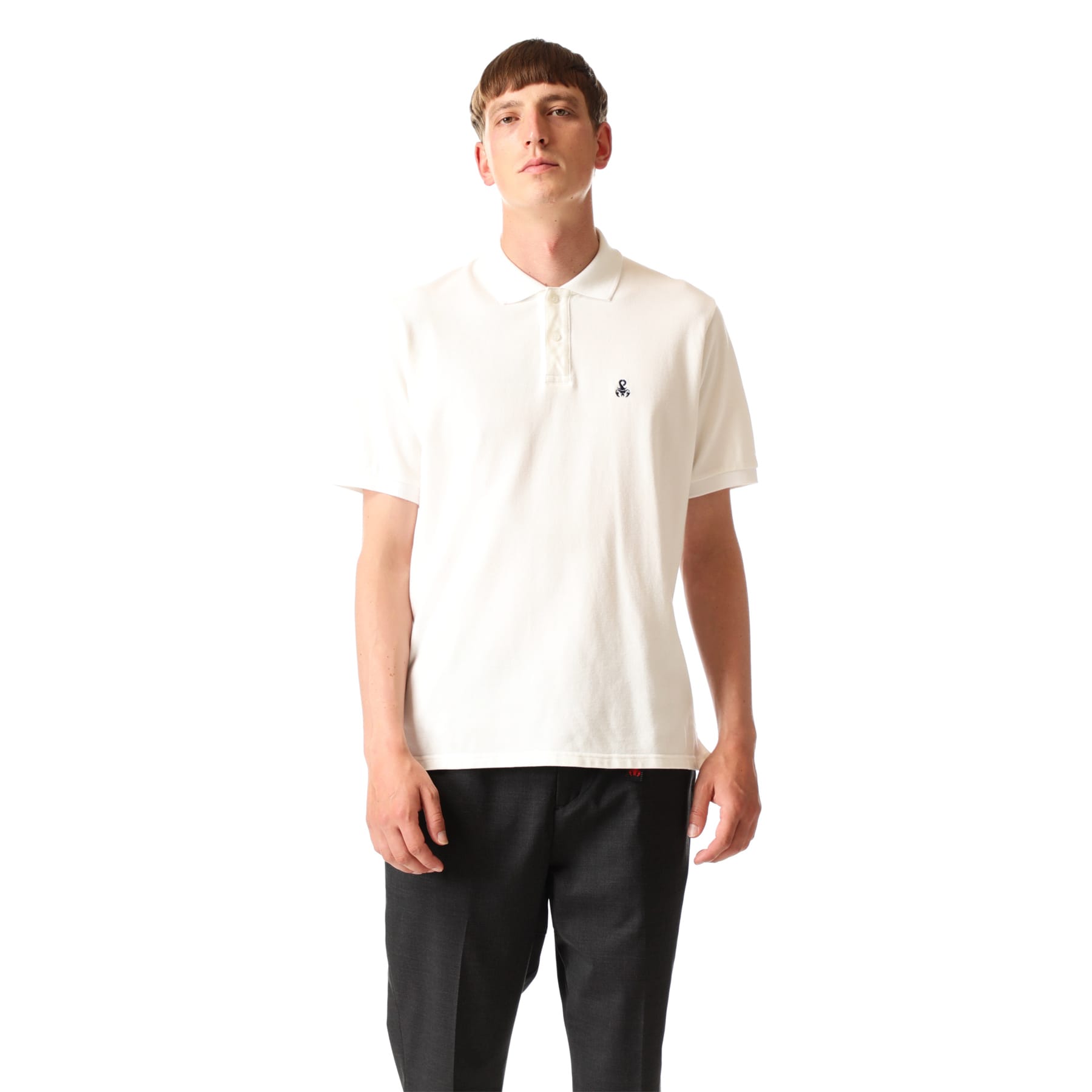 SOPH. | SCORPION POLO SHIRT(M WHITE):