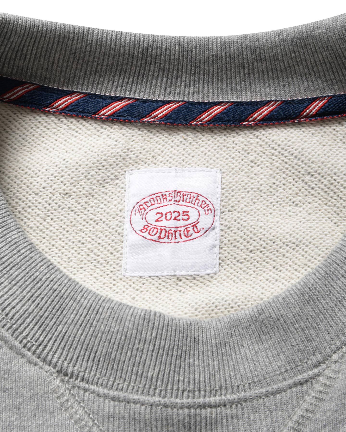 SOPH. | BROOKS BROTHERS L/S CREWNECK PULLOVER(M GRAY):