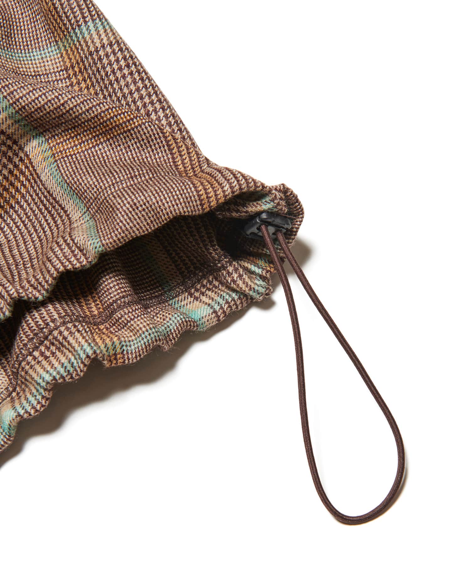 SOPH. | SAXONY WOOL CHECK POLO SHIRT(2 (M) B(BROWN CHECK)):