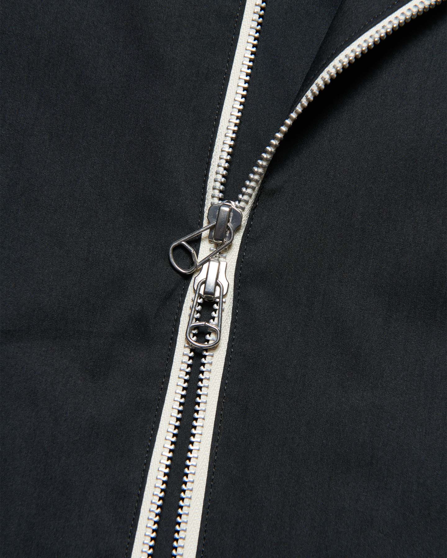 SOPH. | LIGHT POPLIN ZIP-UP HOODIE(2 (M) BLACK):