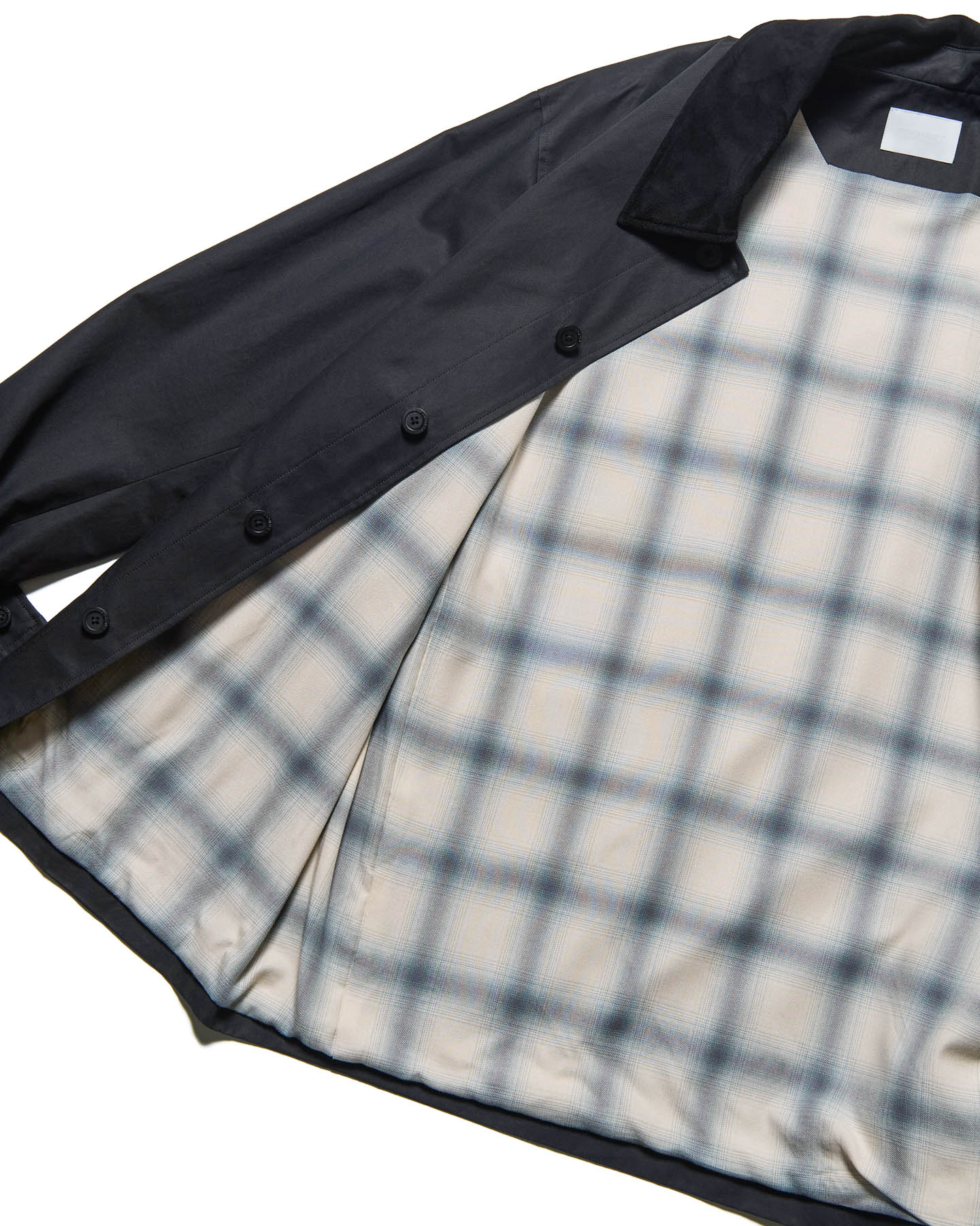 SOPH. | LEATHER COLLAR COVERALL(2 (M) BLACK):