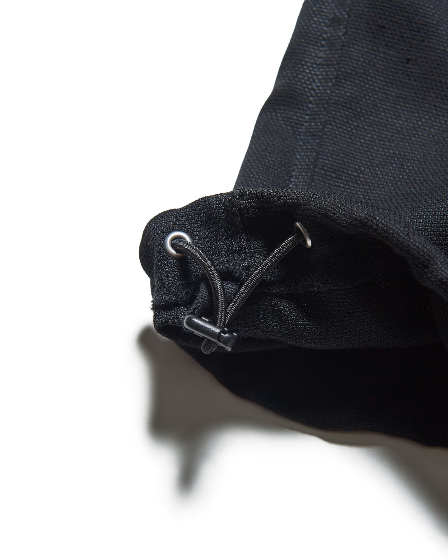 SOPH. | LINEN MESH L/S POLO(2 (M) BLACK):