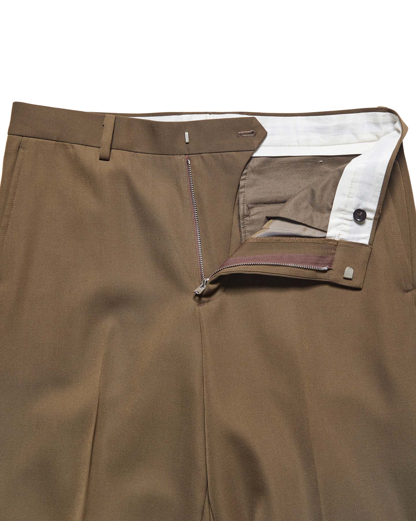 SOPH. | DOESKIN WOOL TUCK SLACKS(3 (L) BROWN):