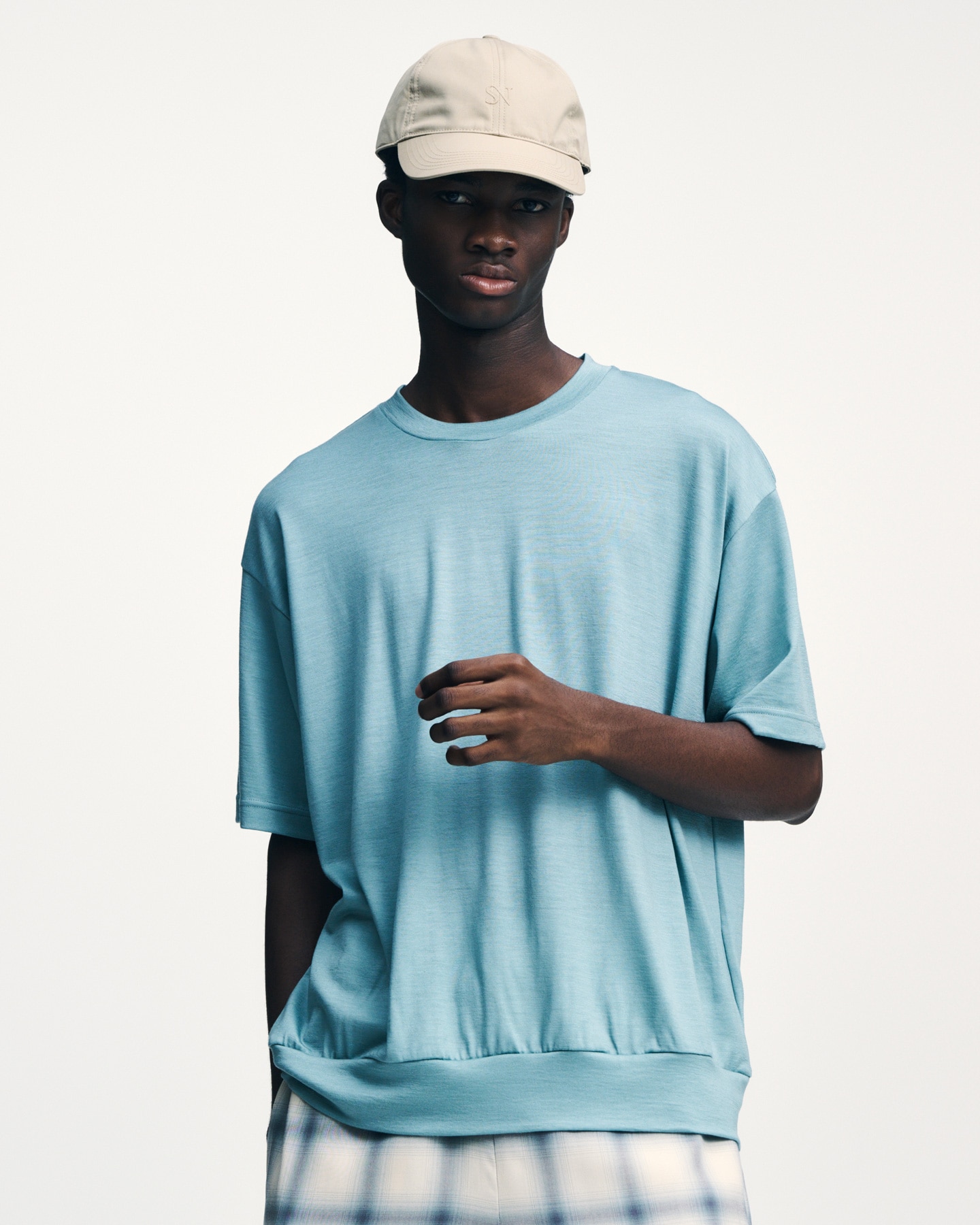 SOPH. | WASHABLE WOOL S/S TOP(2 (M) BLACK):