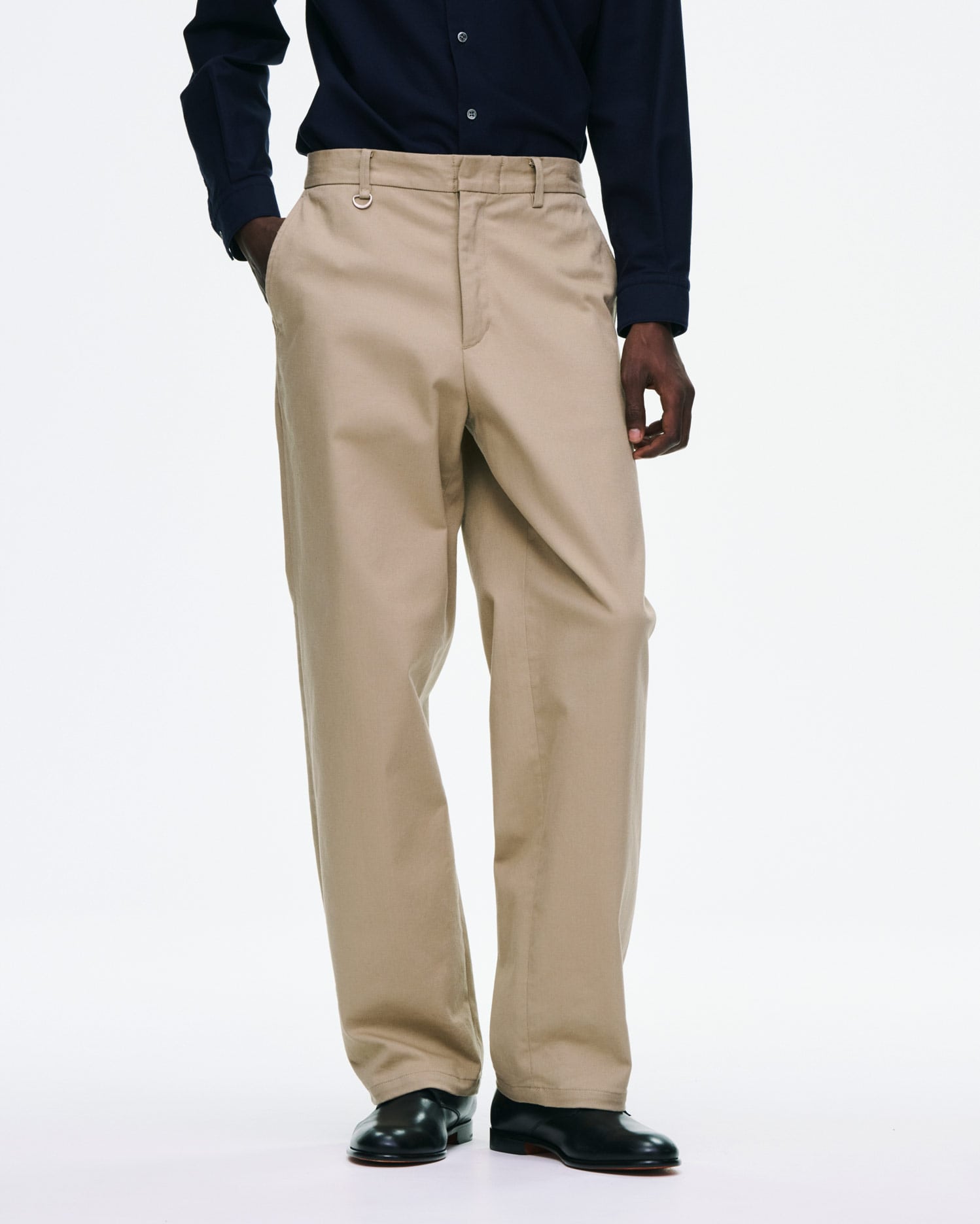 SOPH. | STRETCH TWILL CLASSIC SLACKS(3 (L) BLACK):
