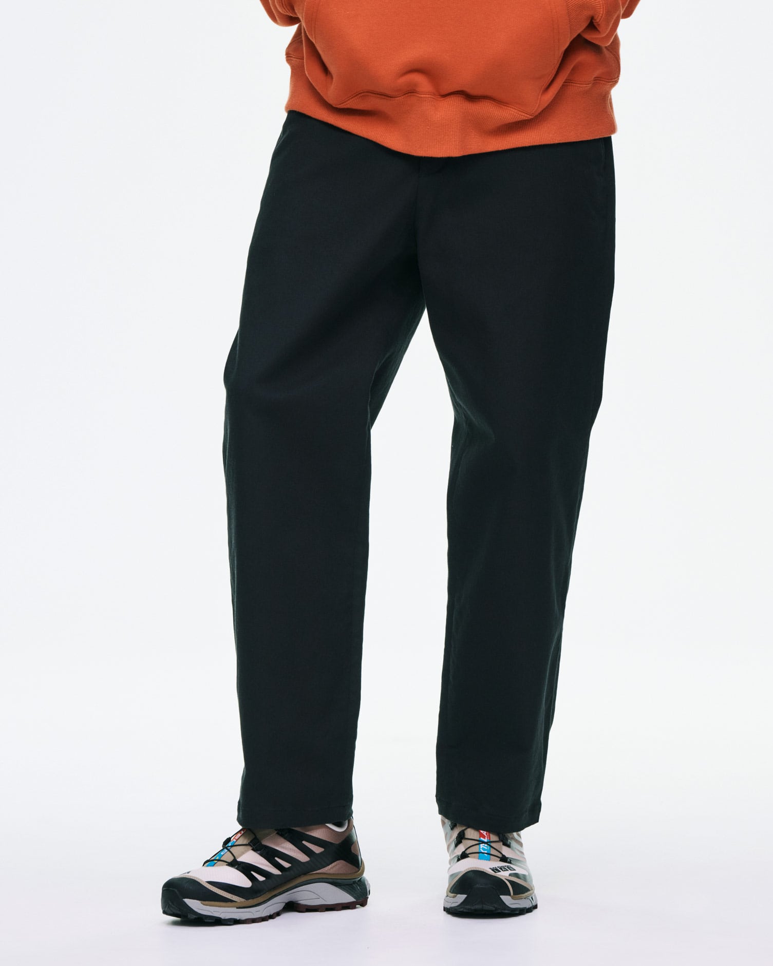 SOPH. | STRETCH TWILL STANDARD SLACKS(1 (S) BLACK):