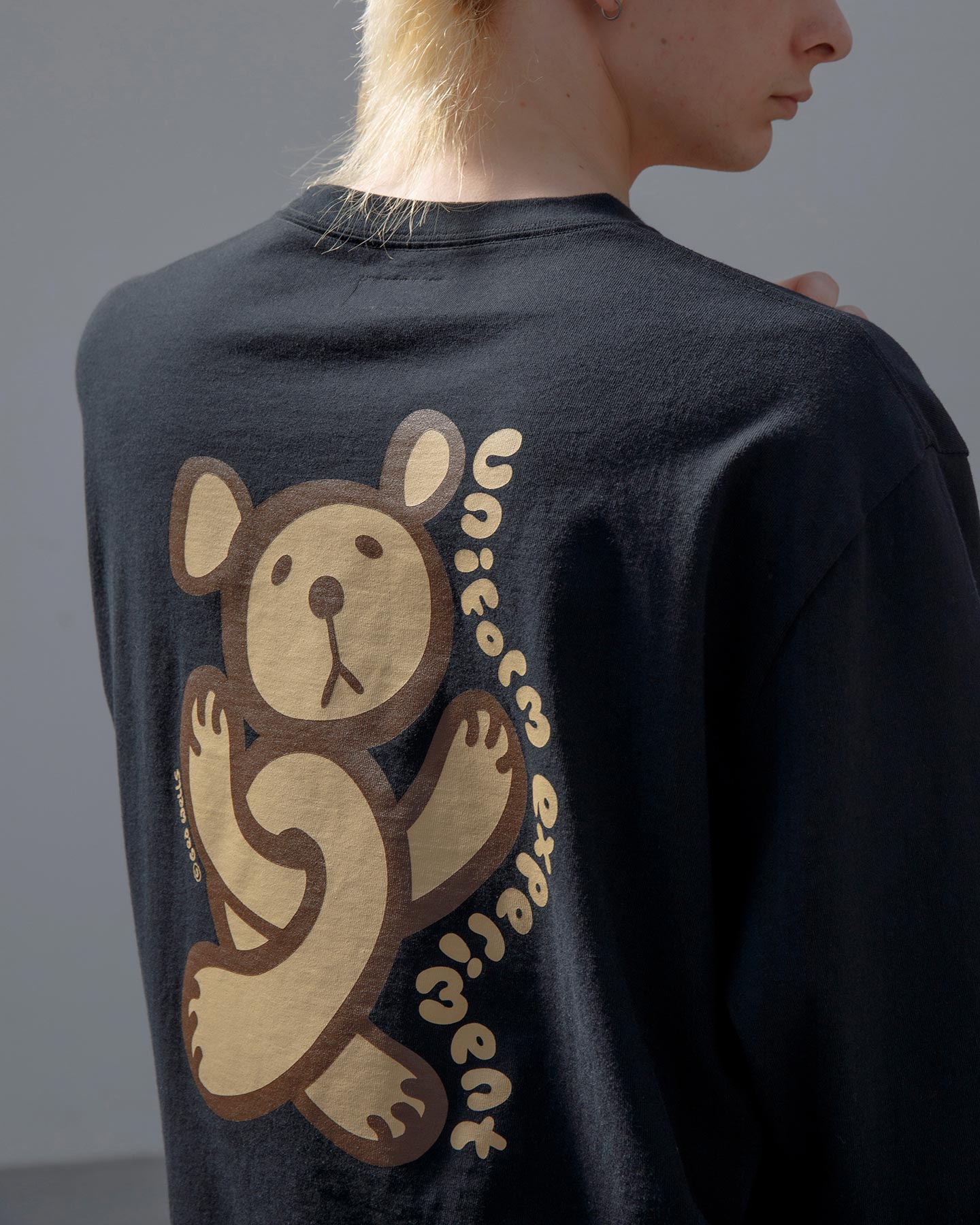SOPH. | INSANE L/S BAGGY TEE(4 BLACK (TEDDY)): 