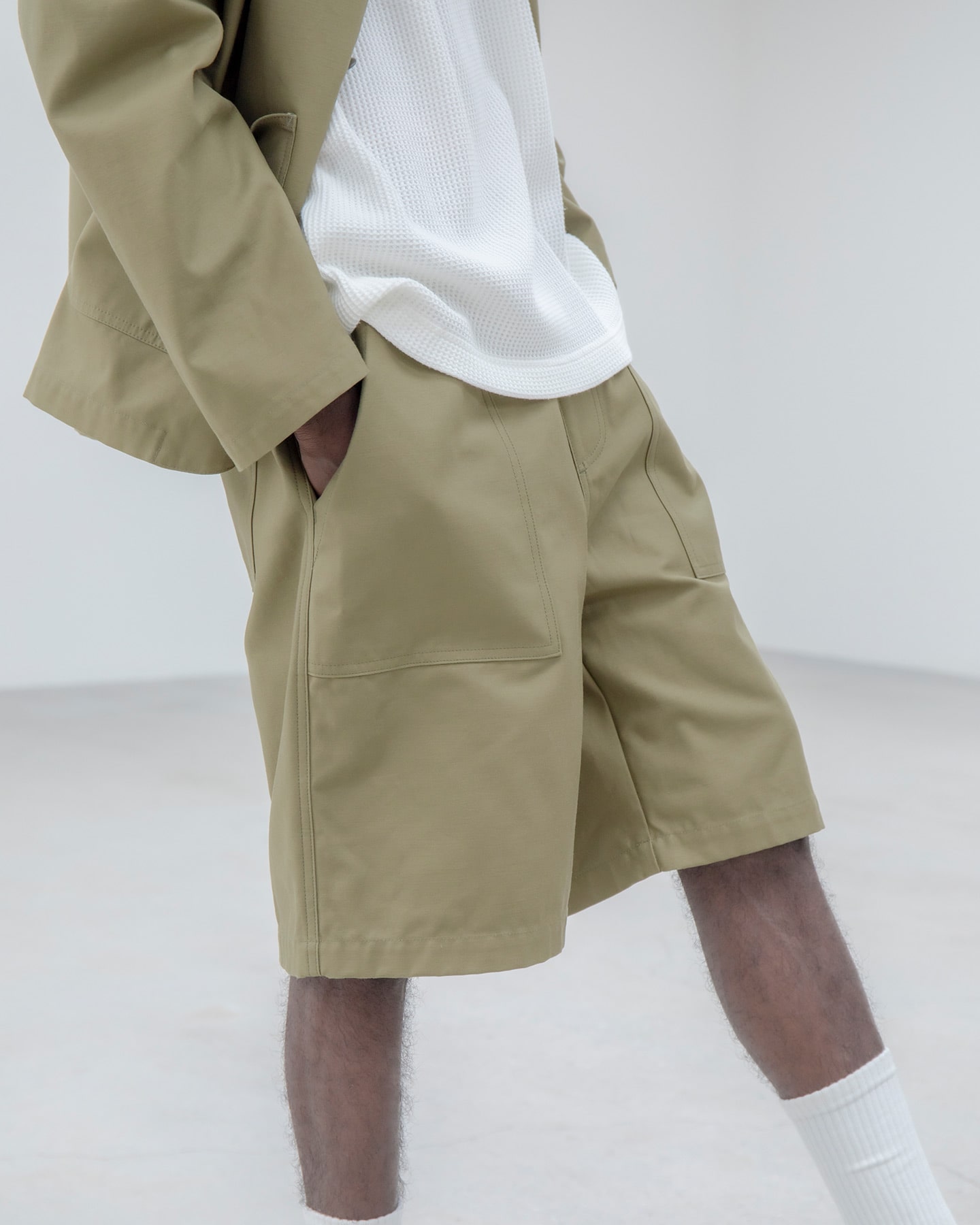 SOPH. | STANDARD EASY SHORTS(2 KHAKI):