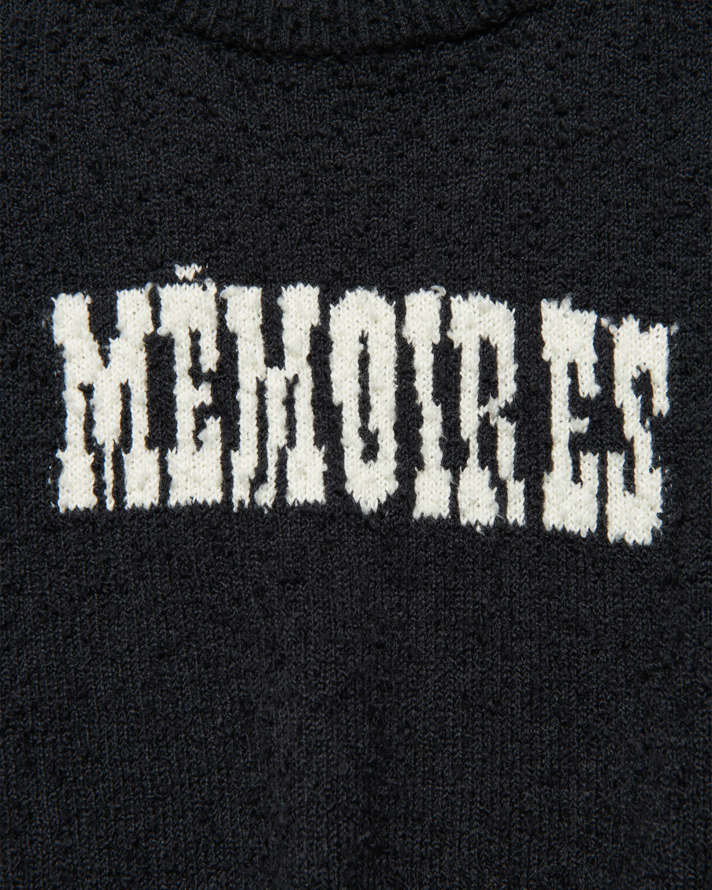 SOPH. | ASGER JORN: MEMOIRES JACQUARD KNIT(2 (M) BLACK):