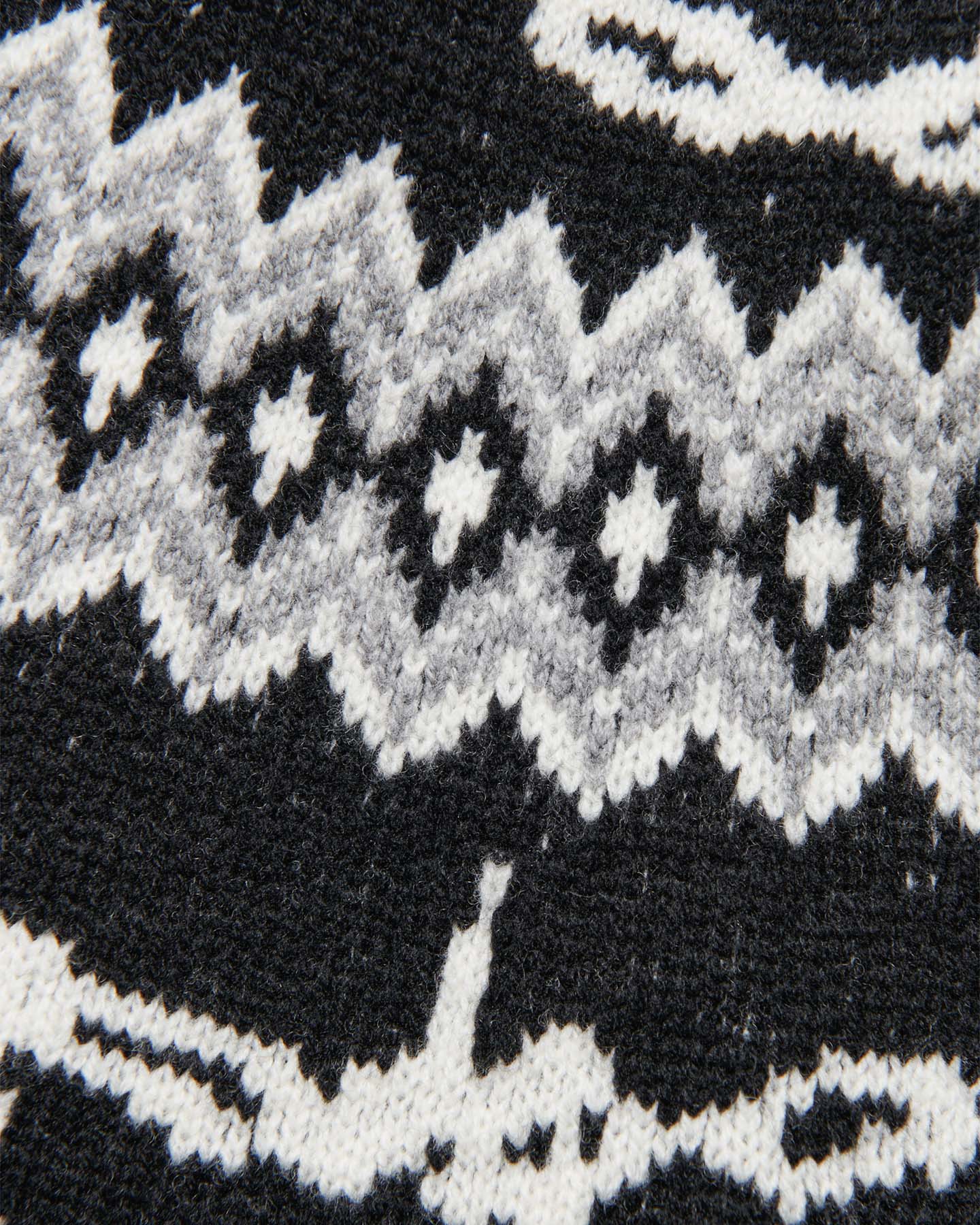 SOPH. | ENTANGLED NORDIC SWEATER(4 (XL) BLACK):