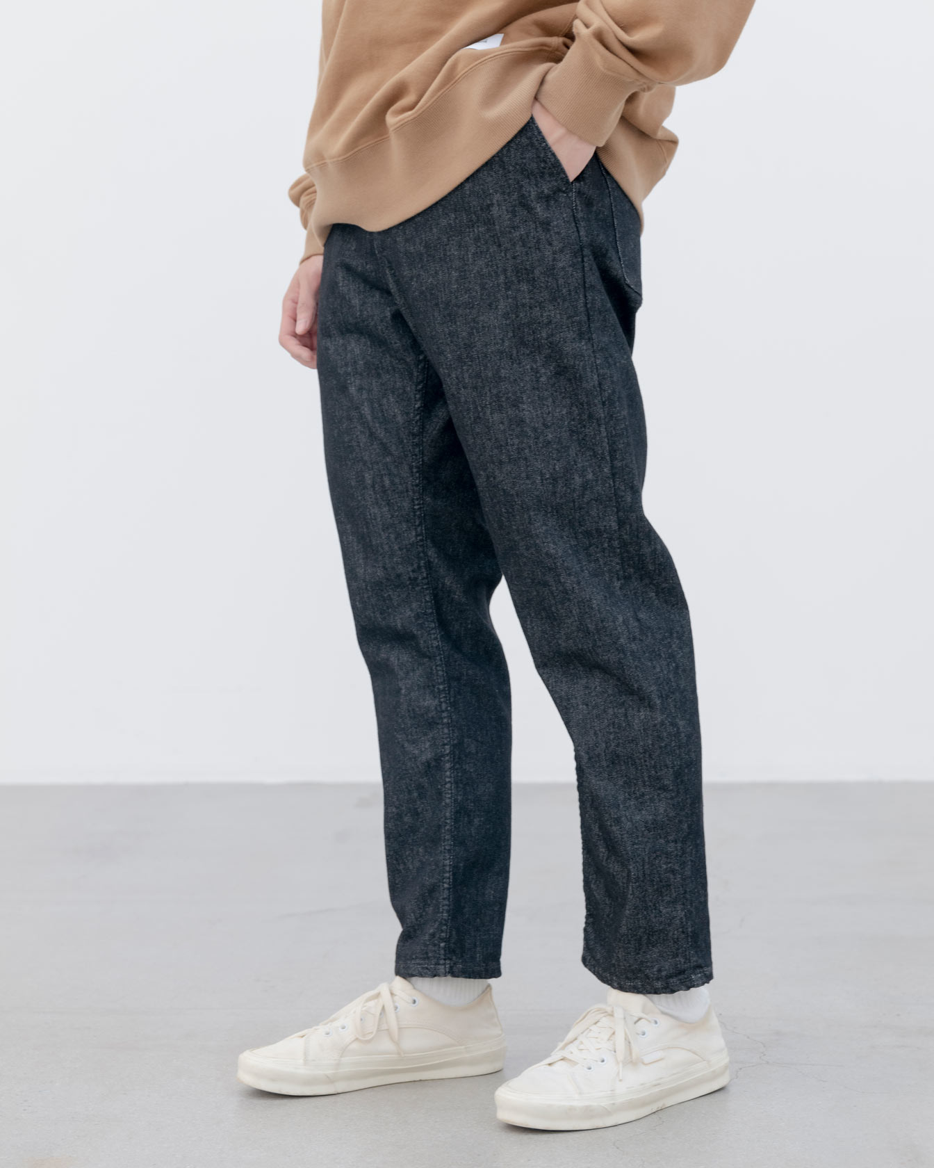 パンツ uniform experiment HIGH STRETCH JEANS ue_260006_black.jpg