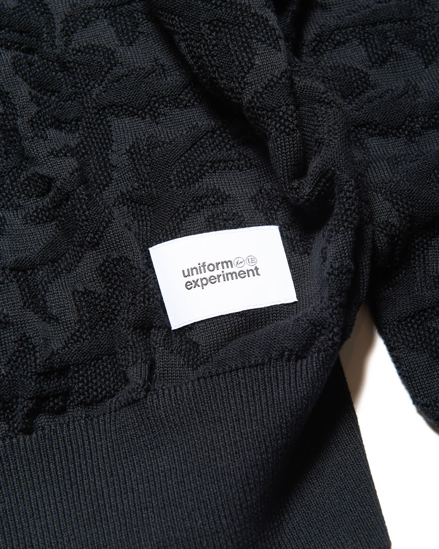 SOPH. | JACQUARD KNIT(2 (M) BLACK):