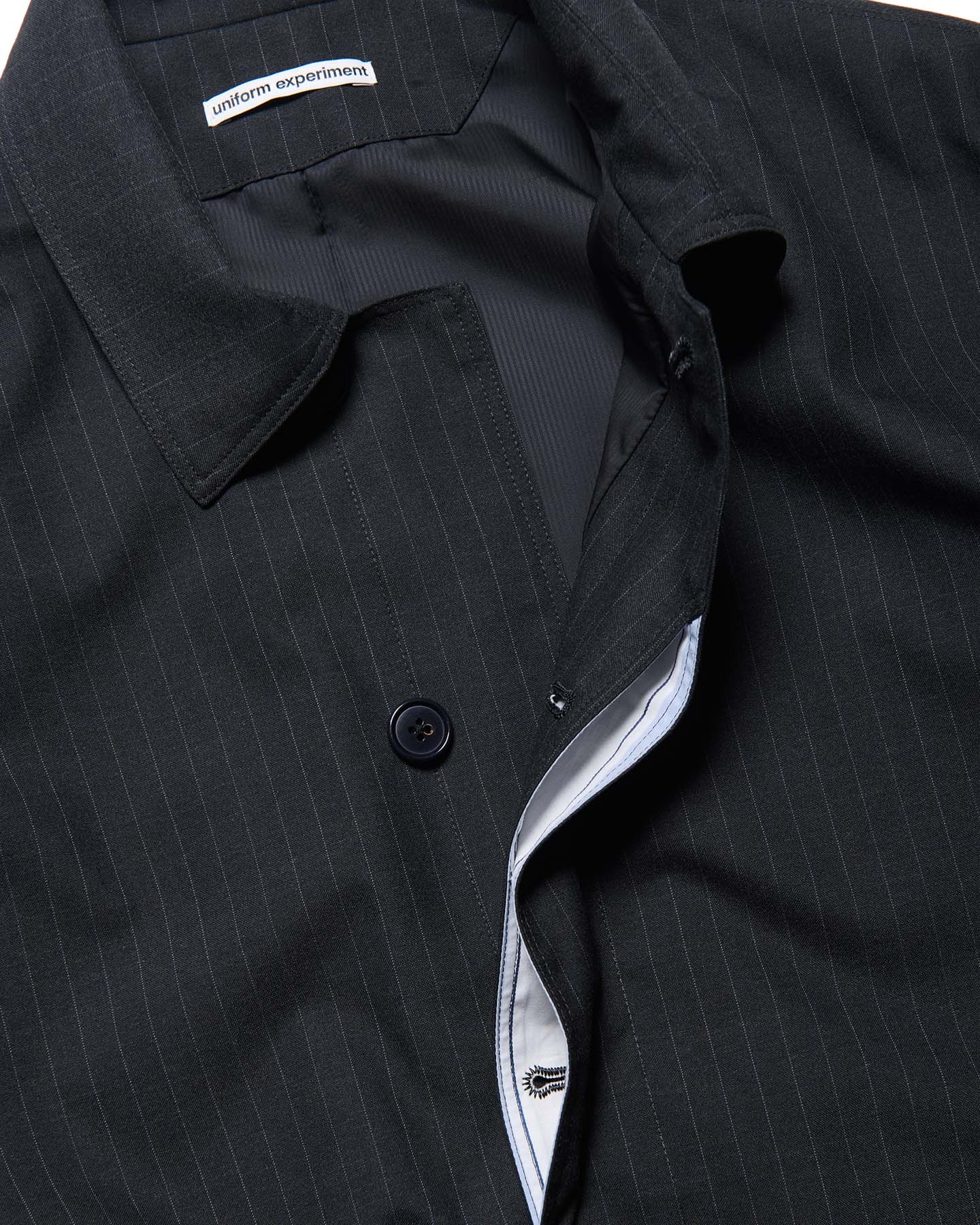 SOPH. | STRETCH WOOL FLY FRONT BLOUSON(3 (L) A (BLACK STRIPE)):