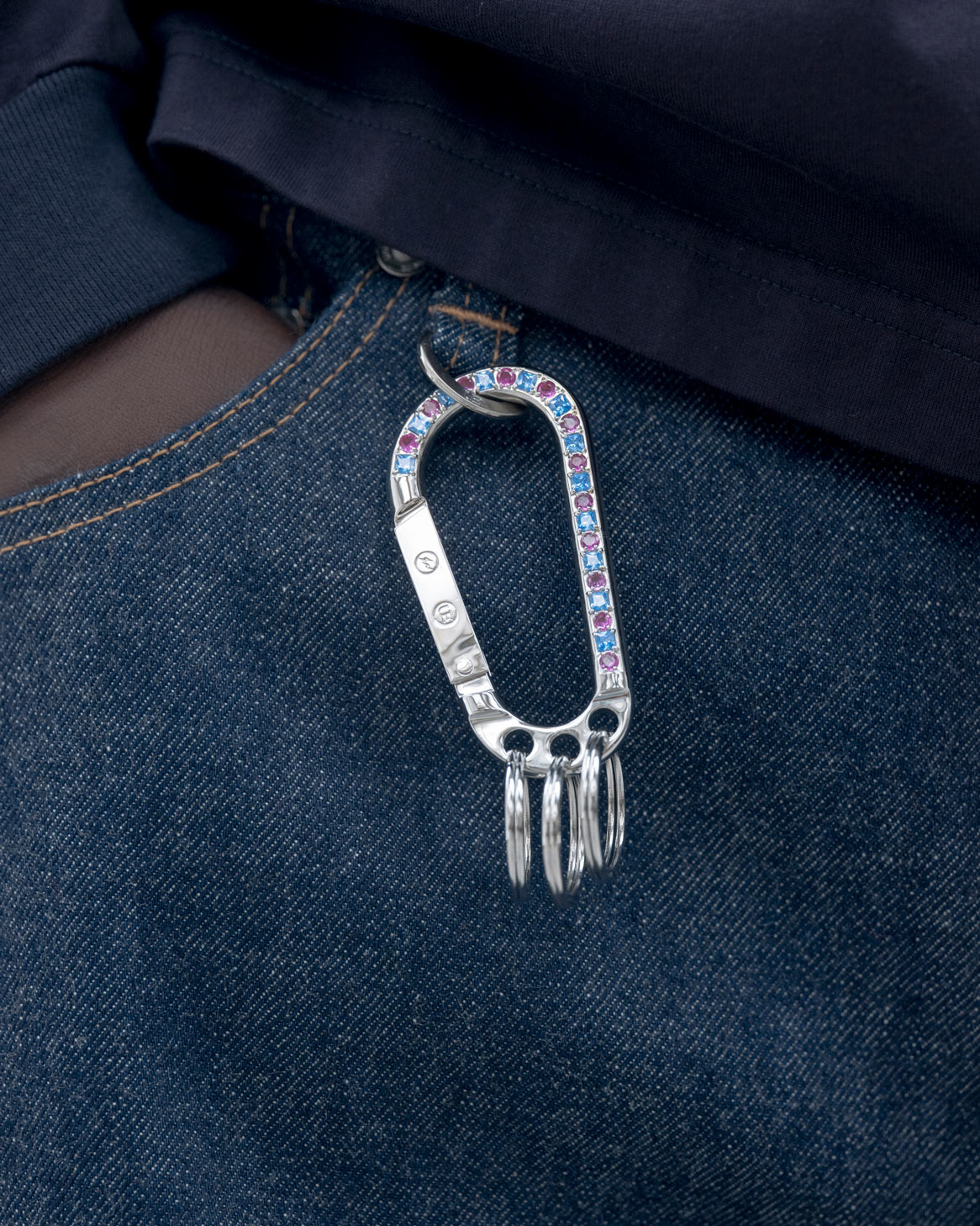 SOPH. | ZIRCONIA CARABINER(FREE SILVER):