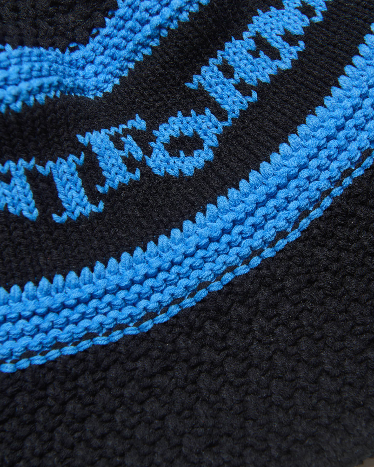 SOPH. | LOGO JACQUARD KNIT HAT(FREE BLACK):
