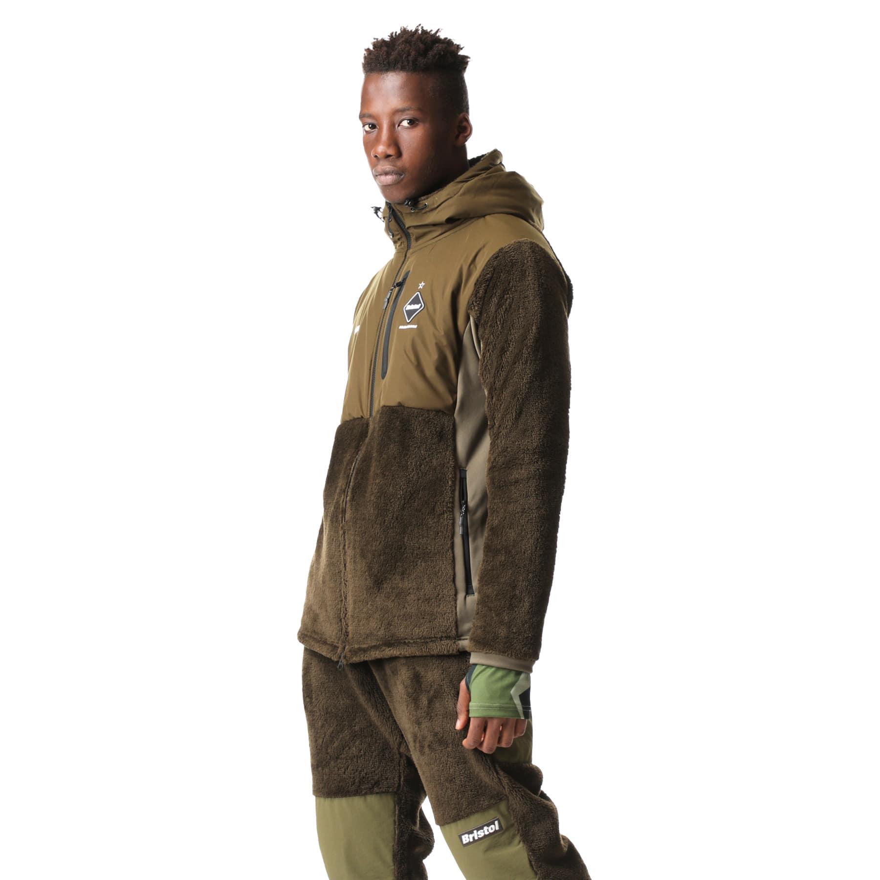 F.C.Real Bristol XL KHAKI POLARTEC