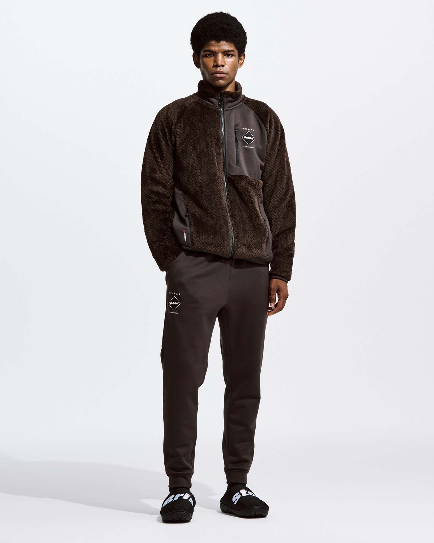 FCRB POLARTEC HYBRID STAND COLLAR JACKET 【公式通販】