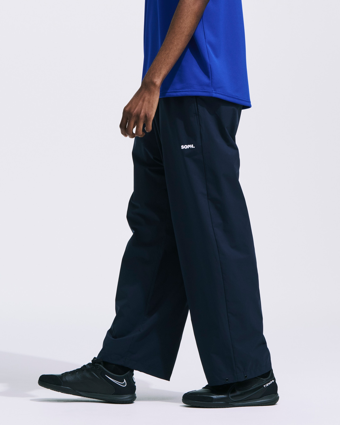 SOPH. | STRETCH LIGHT WEIGHT RELAX PANTS(M NAVY):