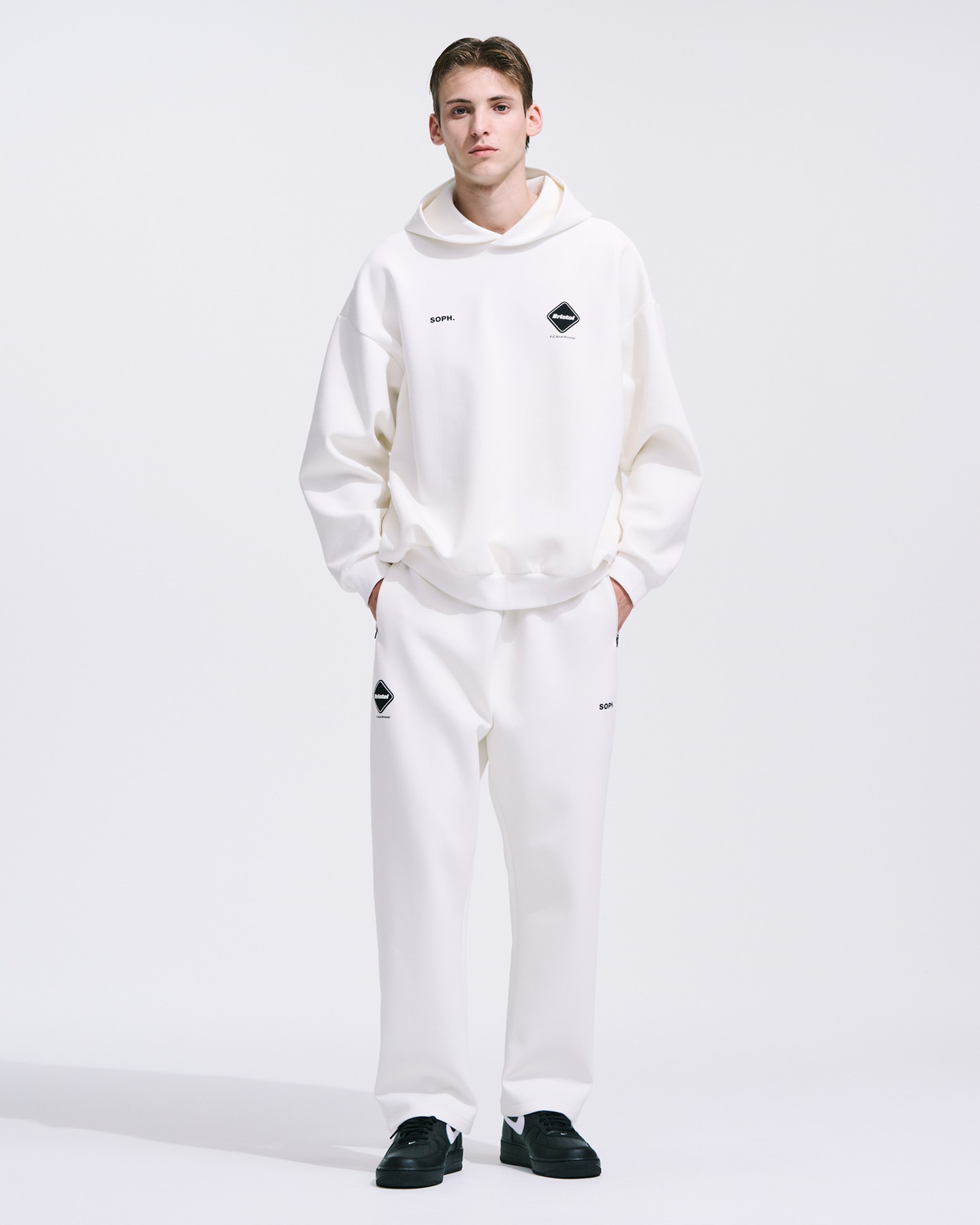 SOPH. | TECH SWEAT TEAM BAGGY HOODIE(XL GRAY):