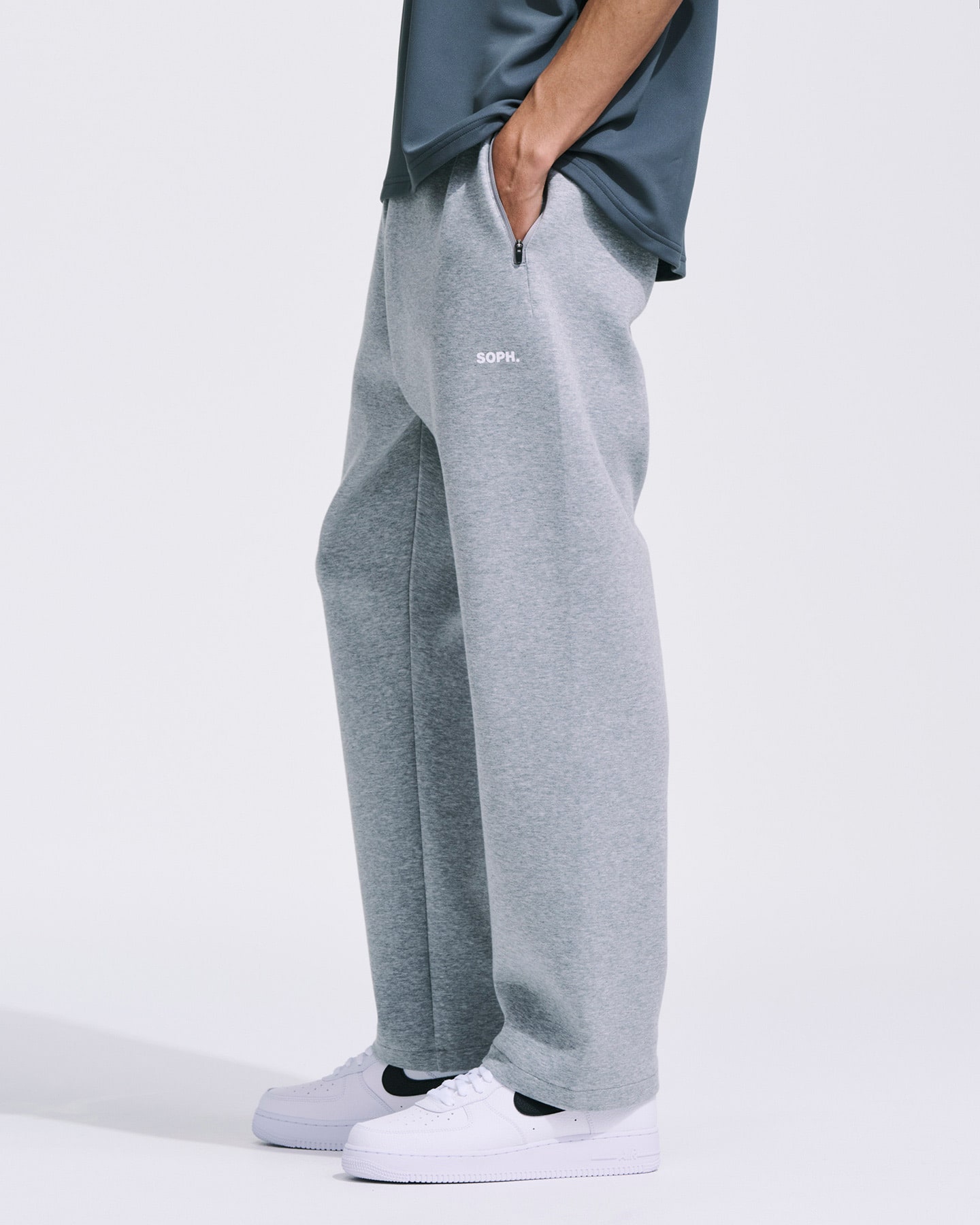 TECH SWEAT TEAM FLAT HEM BAGGY PANTS TECH SWEAT TEAM FLAT HEM BAGGY PANTS