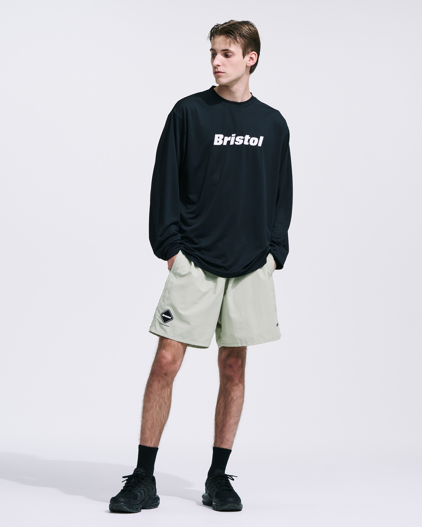 SOPH. | SUPPLEX NYLON EASY SHORTS(M NAVY):