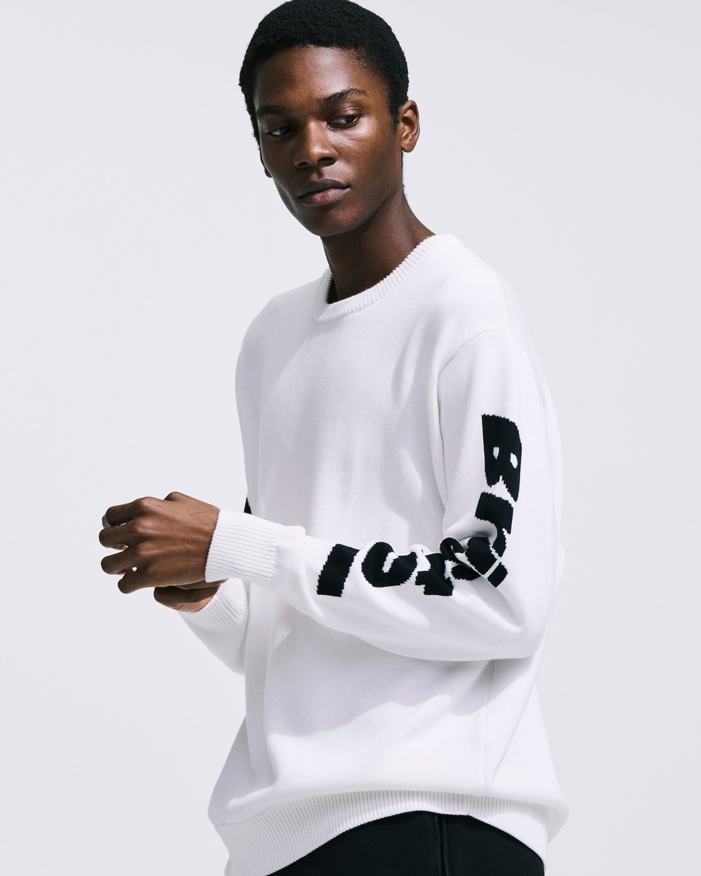 S FCRB AUTHENTIC LOGO CREWNECK KNIT ニット