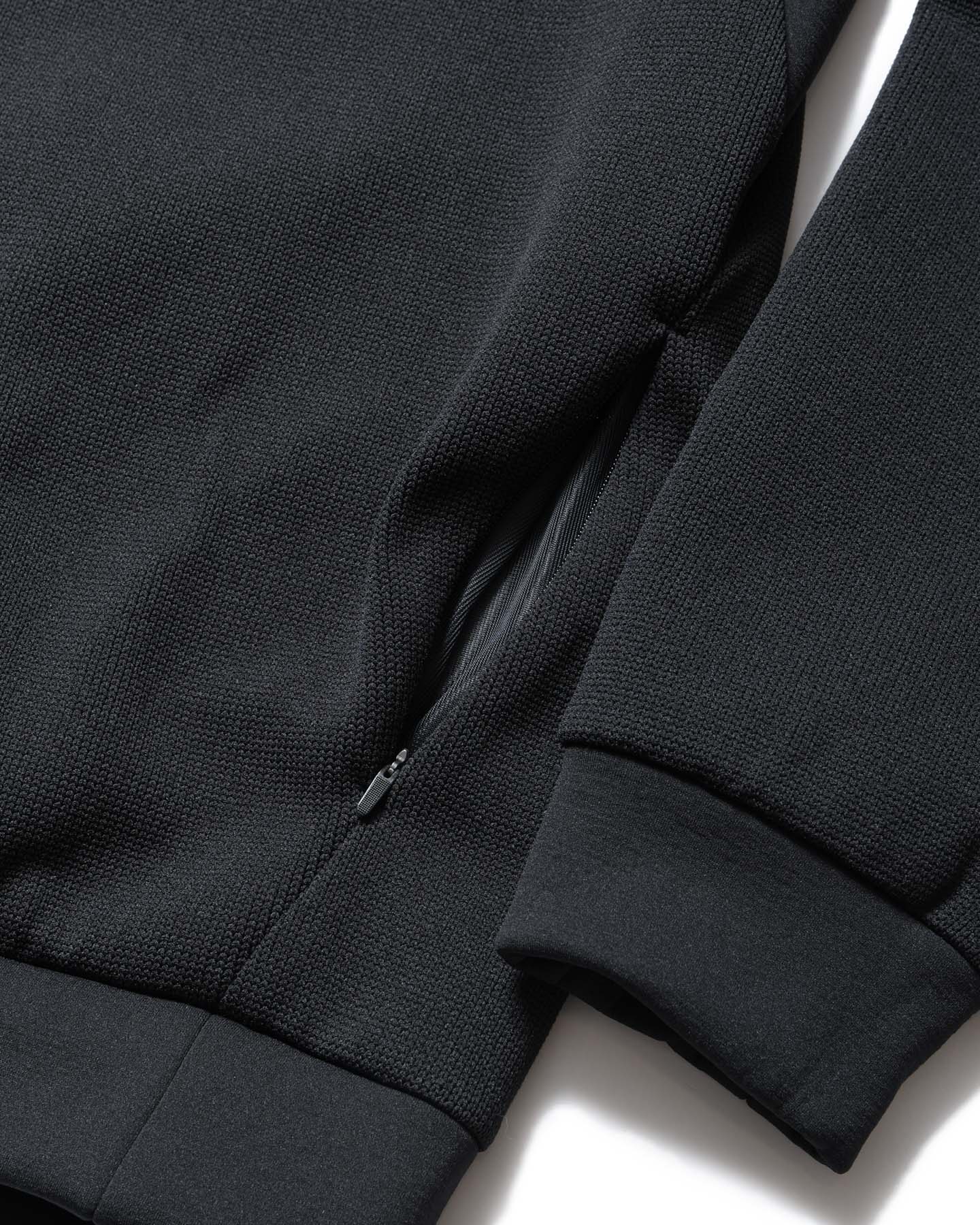 SOPH. | QUARTER KNIT HOODIE(XXL BLACK):