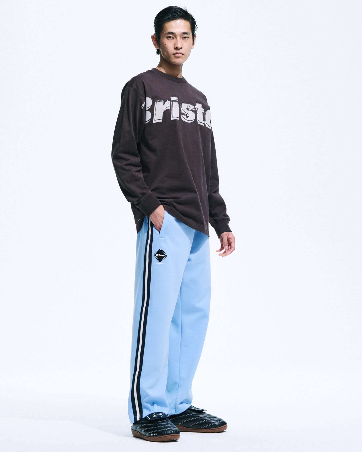 SOPH. FCRB オーバーサイズ 長袖Tシャツ SOPH. | OVERLAY L/S TEE(XL BLACK):