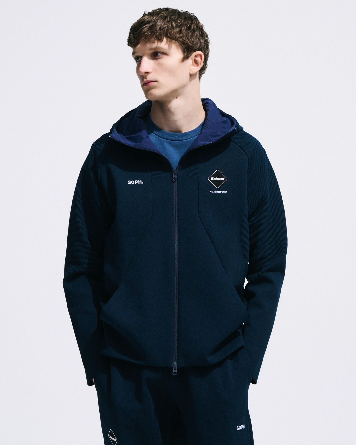 SOPH. | TECH KNIT HOODIE(M BLACK):