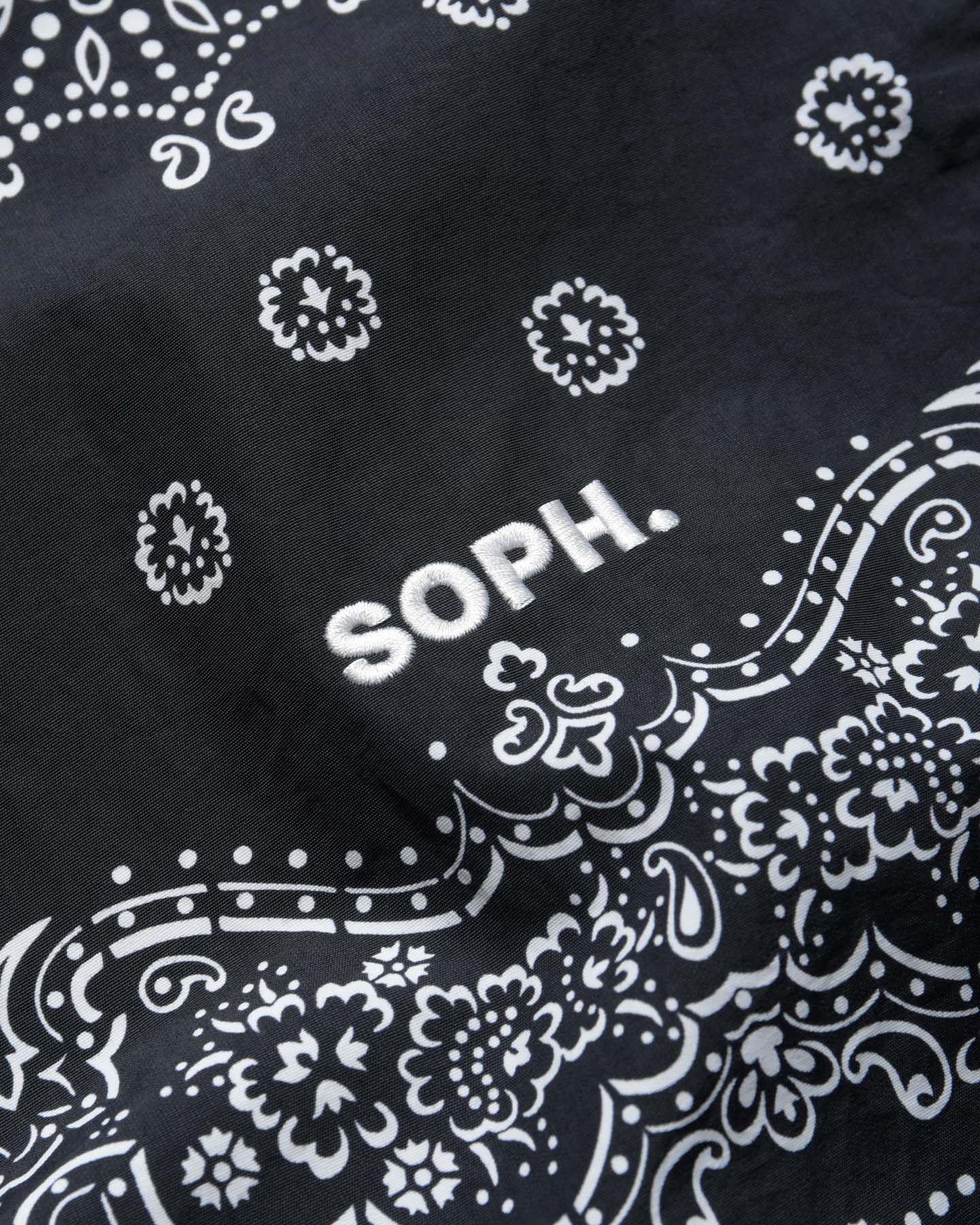 SOPH. | BANDANA NYLON HOODED BLOUSON(M BLACK):
