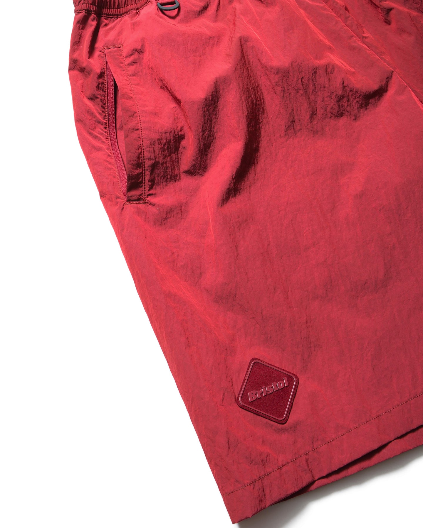 SOPH. | BIG LOGO NYLON EASY SHORTS(M RED):