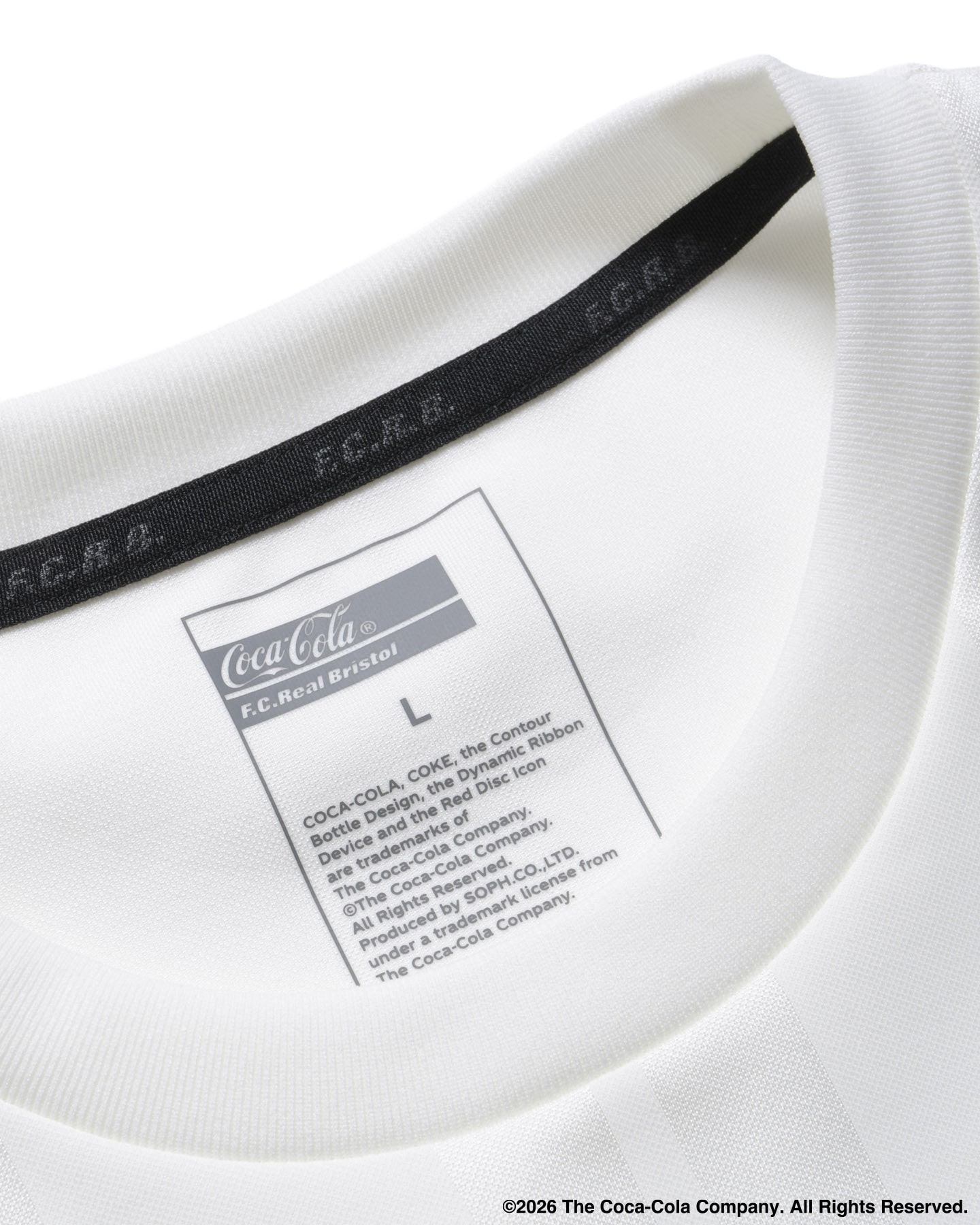 SOPH. | Coca-Cola WEAVE STRIPE GAME SHIRT(M WHITE):