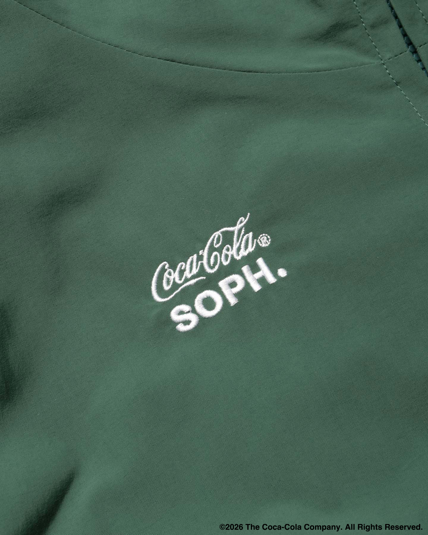 SOPH. | Coca-Cola BIG LOGO WARM-UP JACKET(M GREEN):