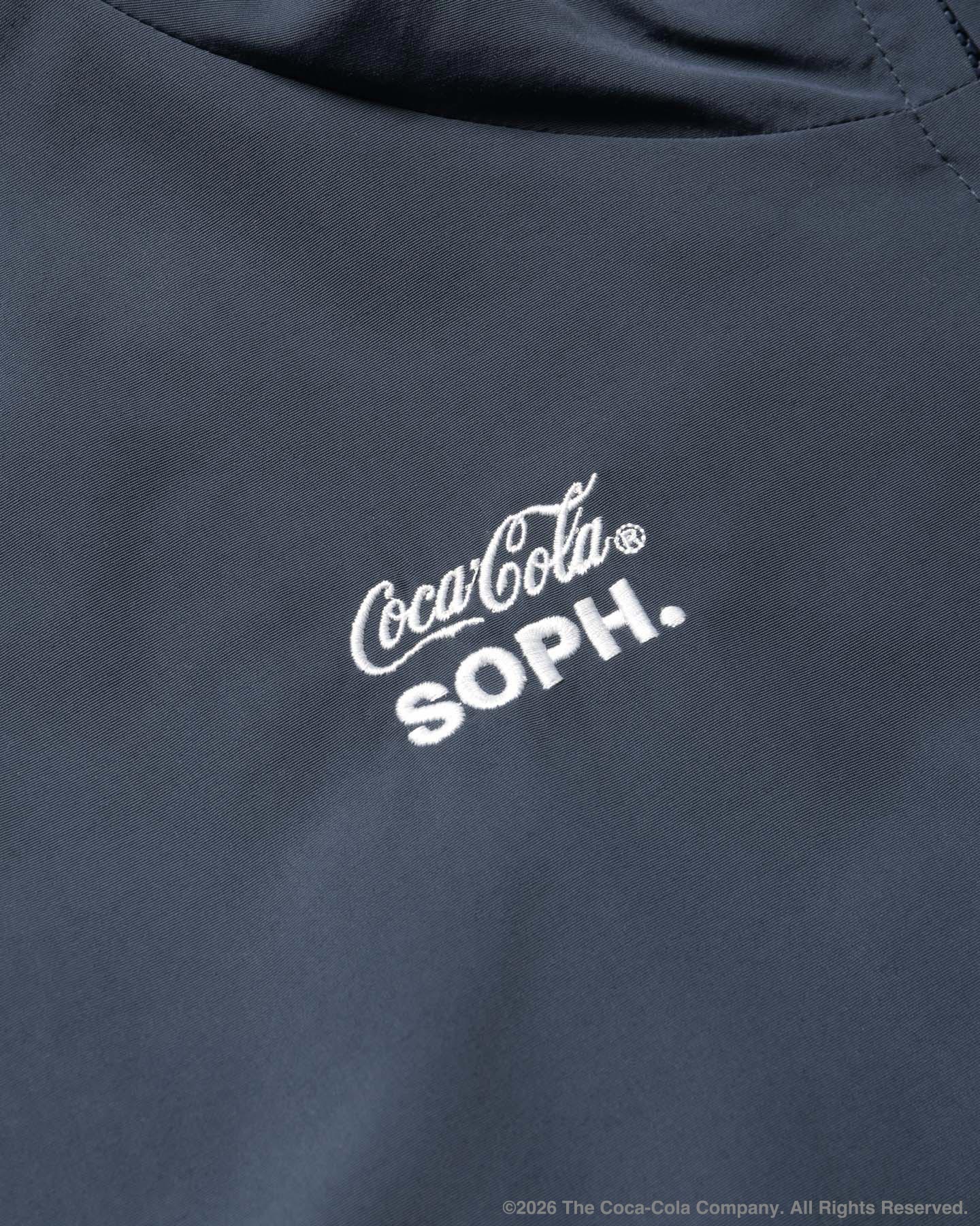 SOPH. | Coca-Cola BIG LOGO WARM-UP JACKET(M NAVY):