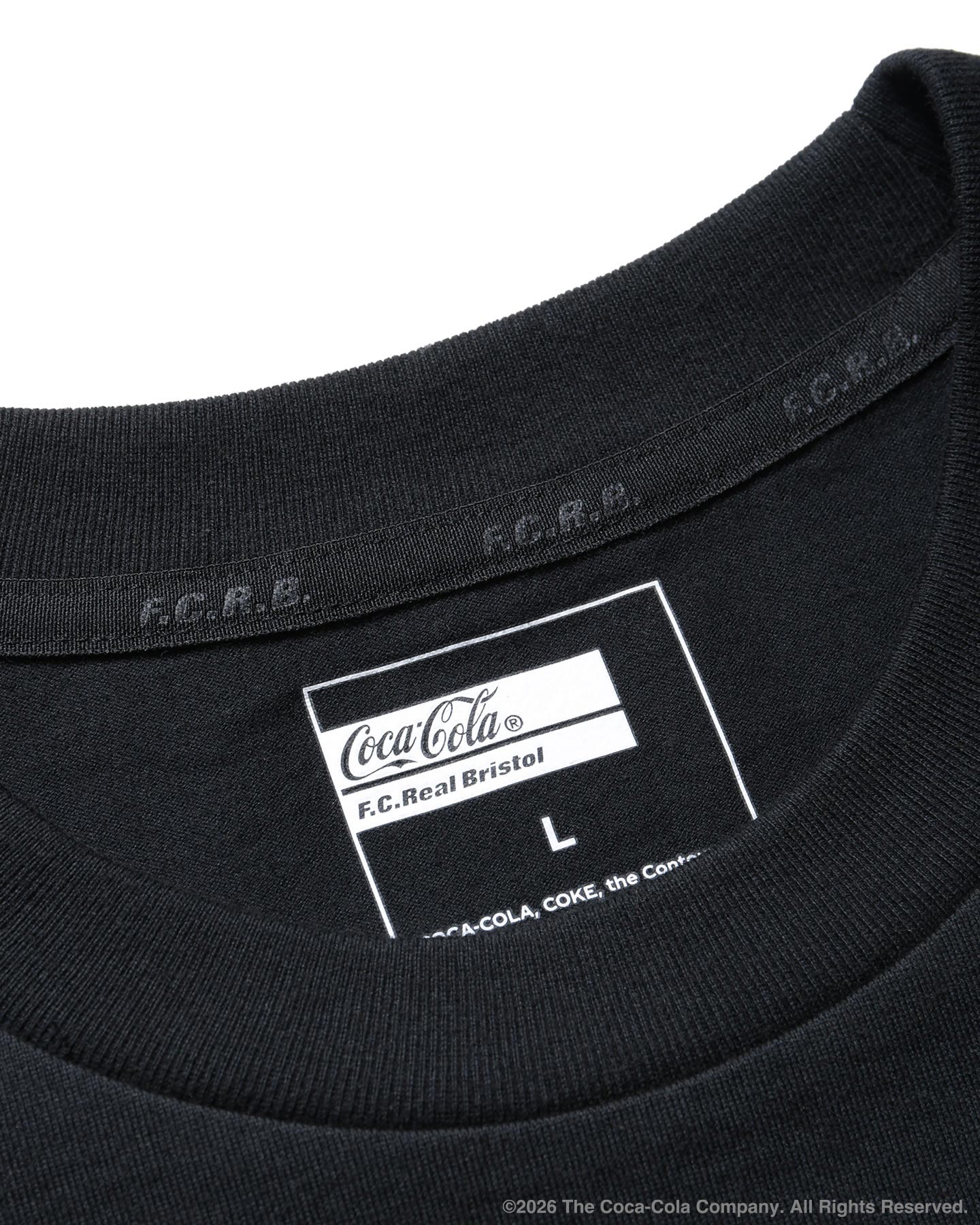 SOPH. | Coca-Cola GLOBE LOGO EMBLEM POCKET TEE(M BLACK):