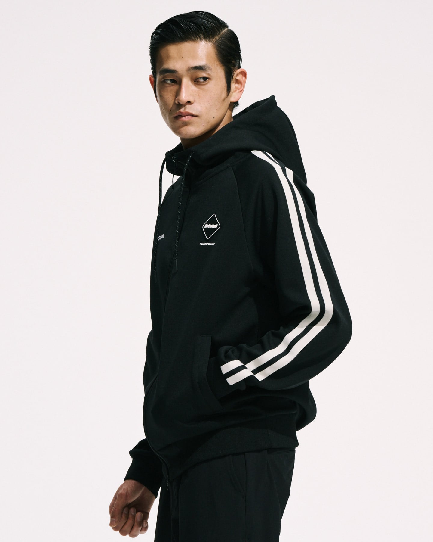 SOPH. | TRAINING TRACK ZIP-UP HOODIE(M BLACK):