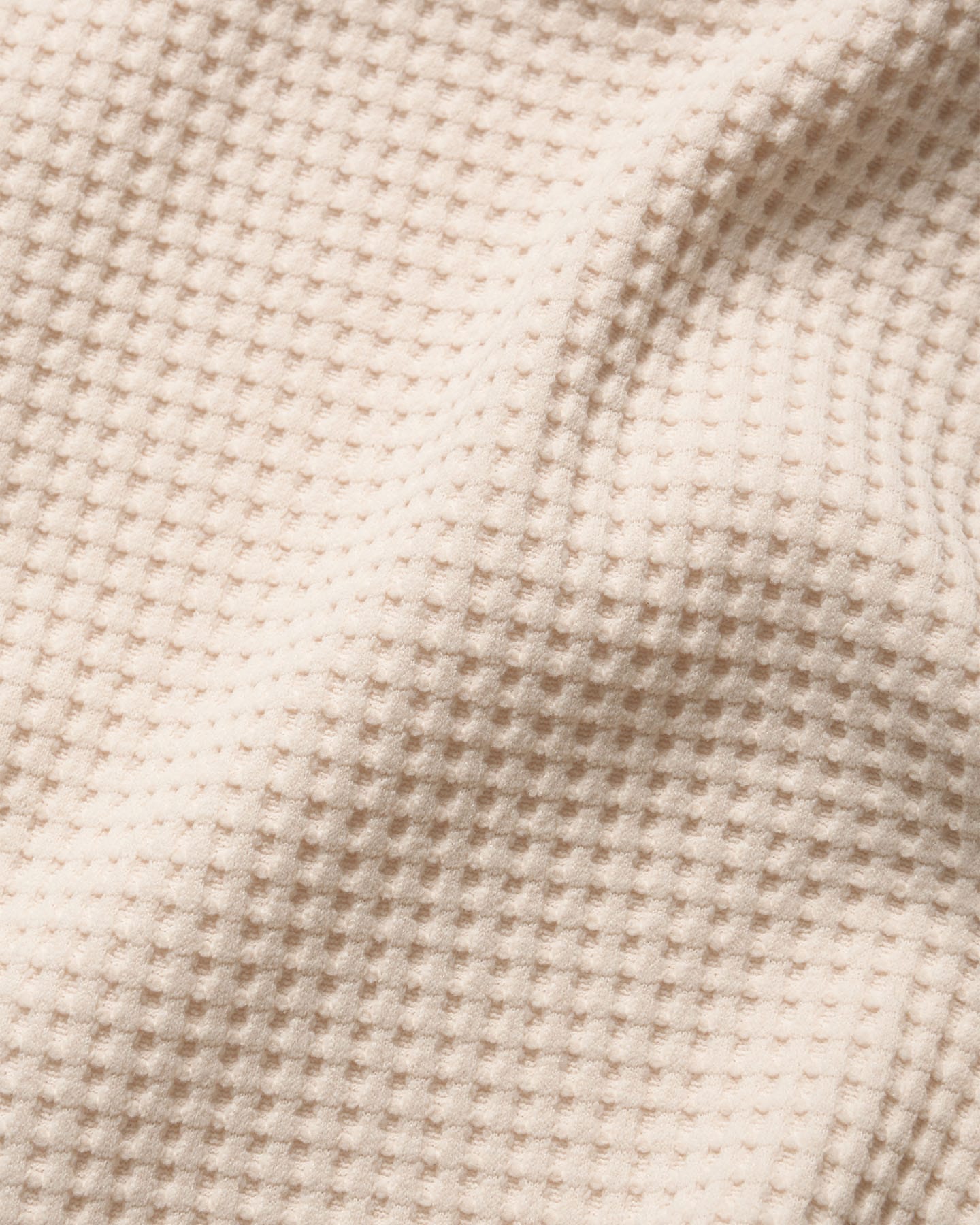SOPH. | TECH WAFFLE LOUNGE L/S TOP(M OFF WHITE):