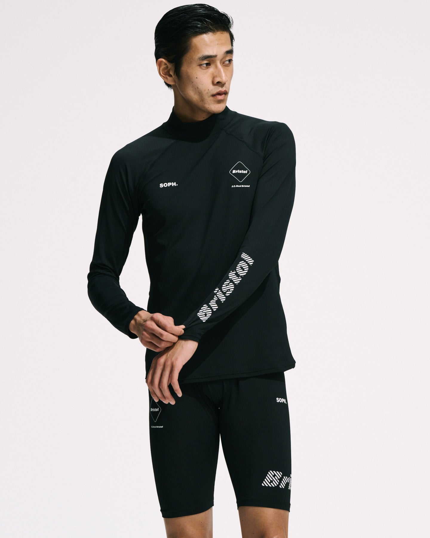 SOPH. | UNDERLAYER MOCKNECK TOP(M BLACK):