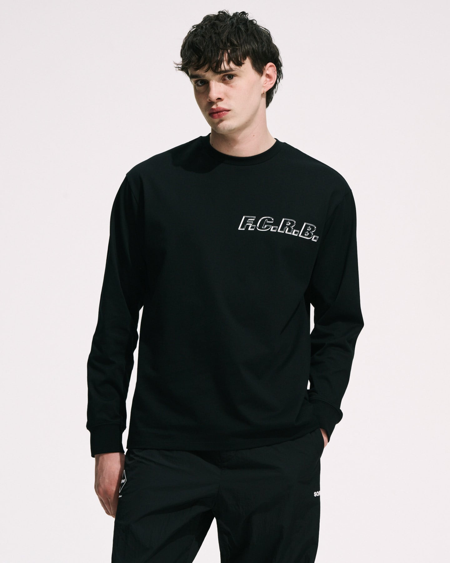 SOPH. | SHADOW EMBLEM L/S TEE(M WHITE):